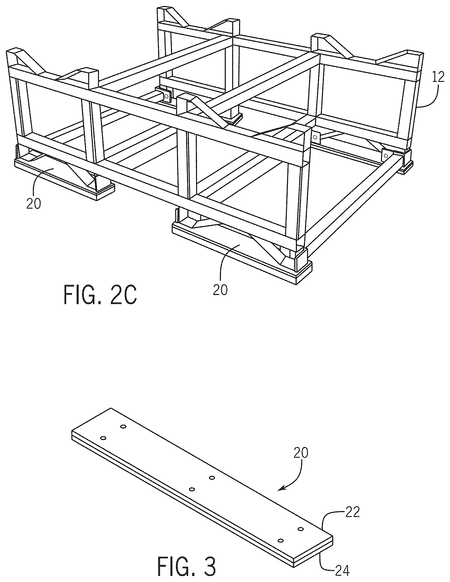 Patent US11793308 Figure 4 – Height adjusted seismic base isolation system