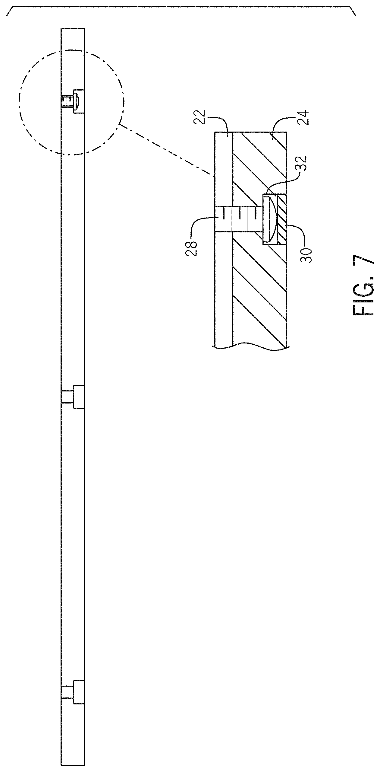 Patent US11793308 Figure 7 – Height adjusted seismic base isolation system