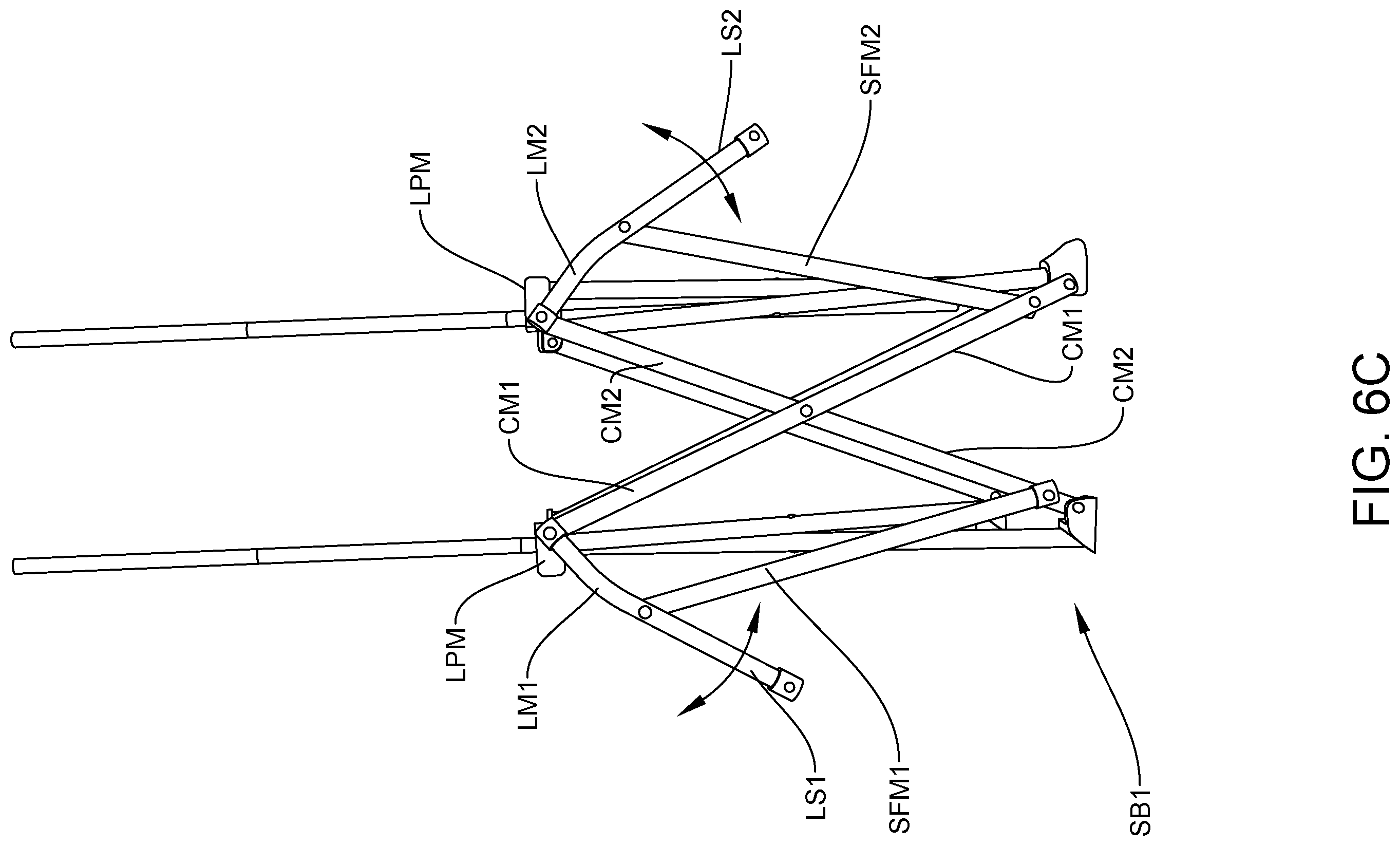 Patent US11793309 Figure 8 – Collapsible support base for furniture with a flexible user support platform
