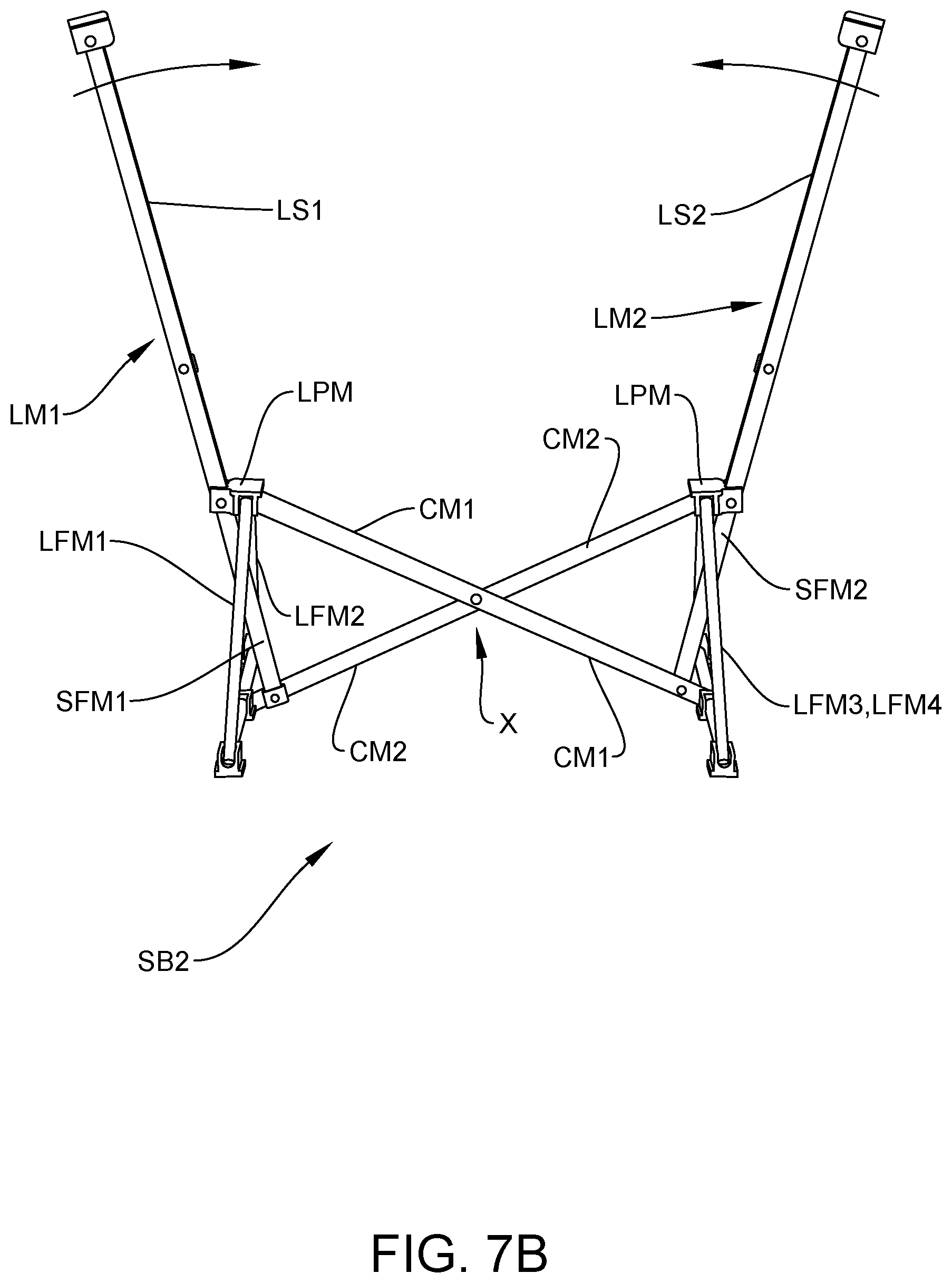 Patent US11793309 Figure 11 – Collapsible support base for furniture with a flexible user support platform