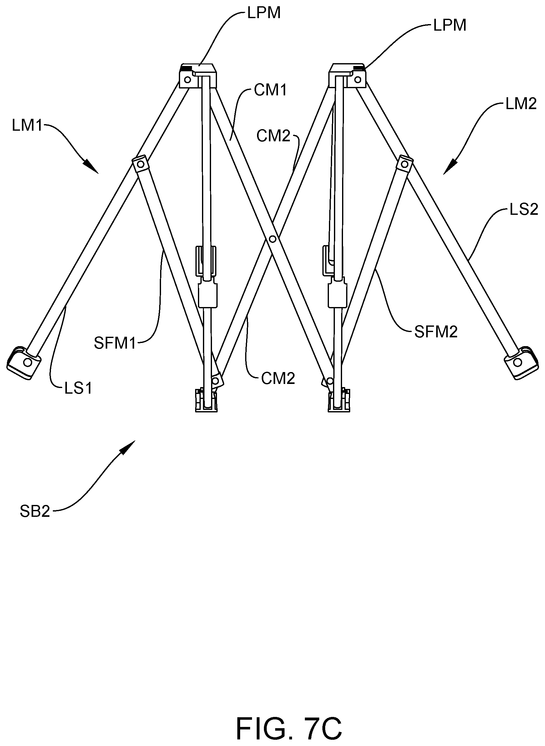 Patent US11793309 Figure 12 – Collapsible support base for furniture with a flexible user support platform
