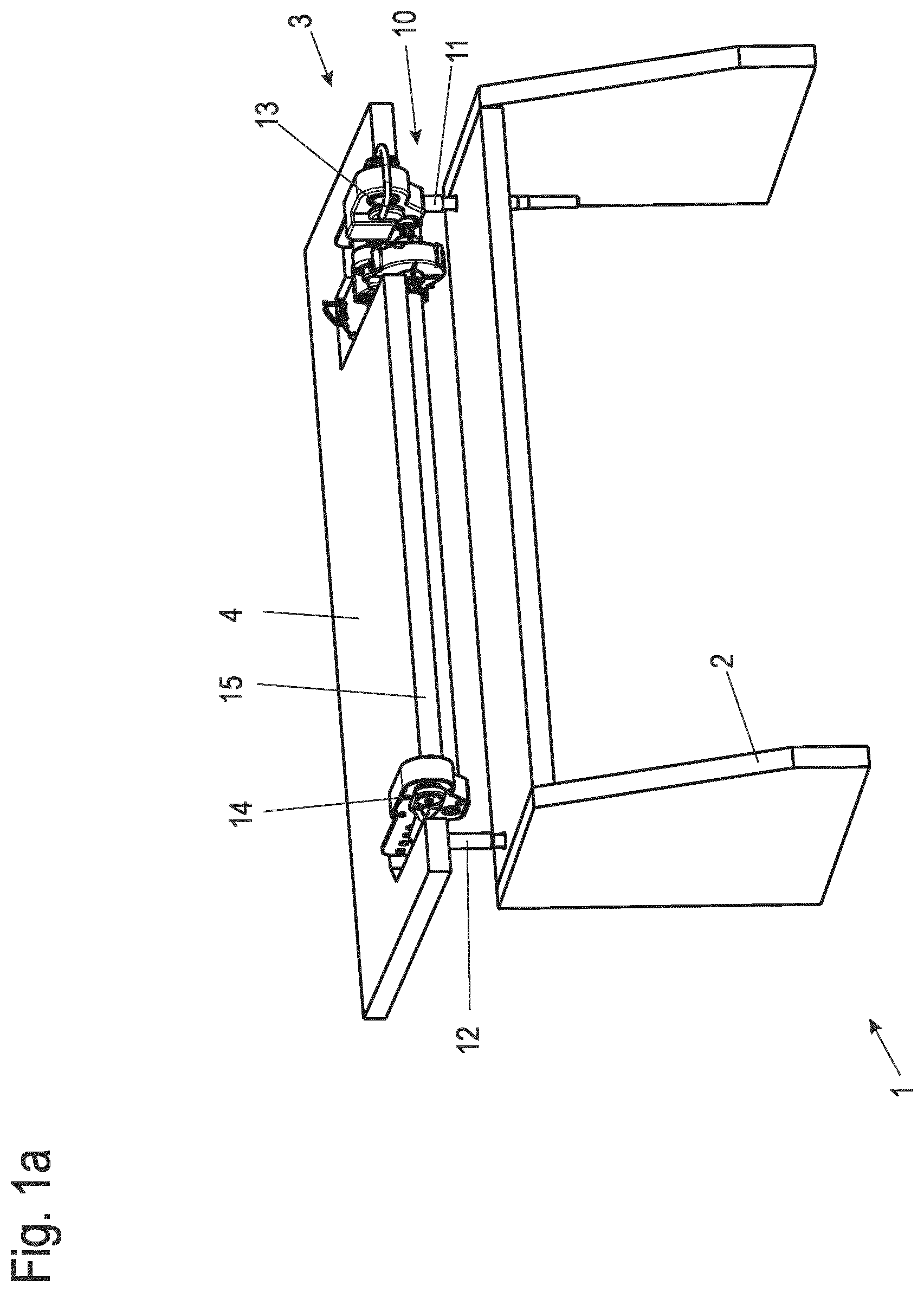 Patent US11793312 Figure 1 – Electromotor adjusting unit for adjusting the inclination of a support part of an item of seating furniture