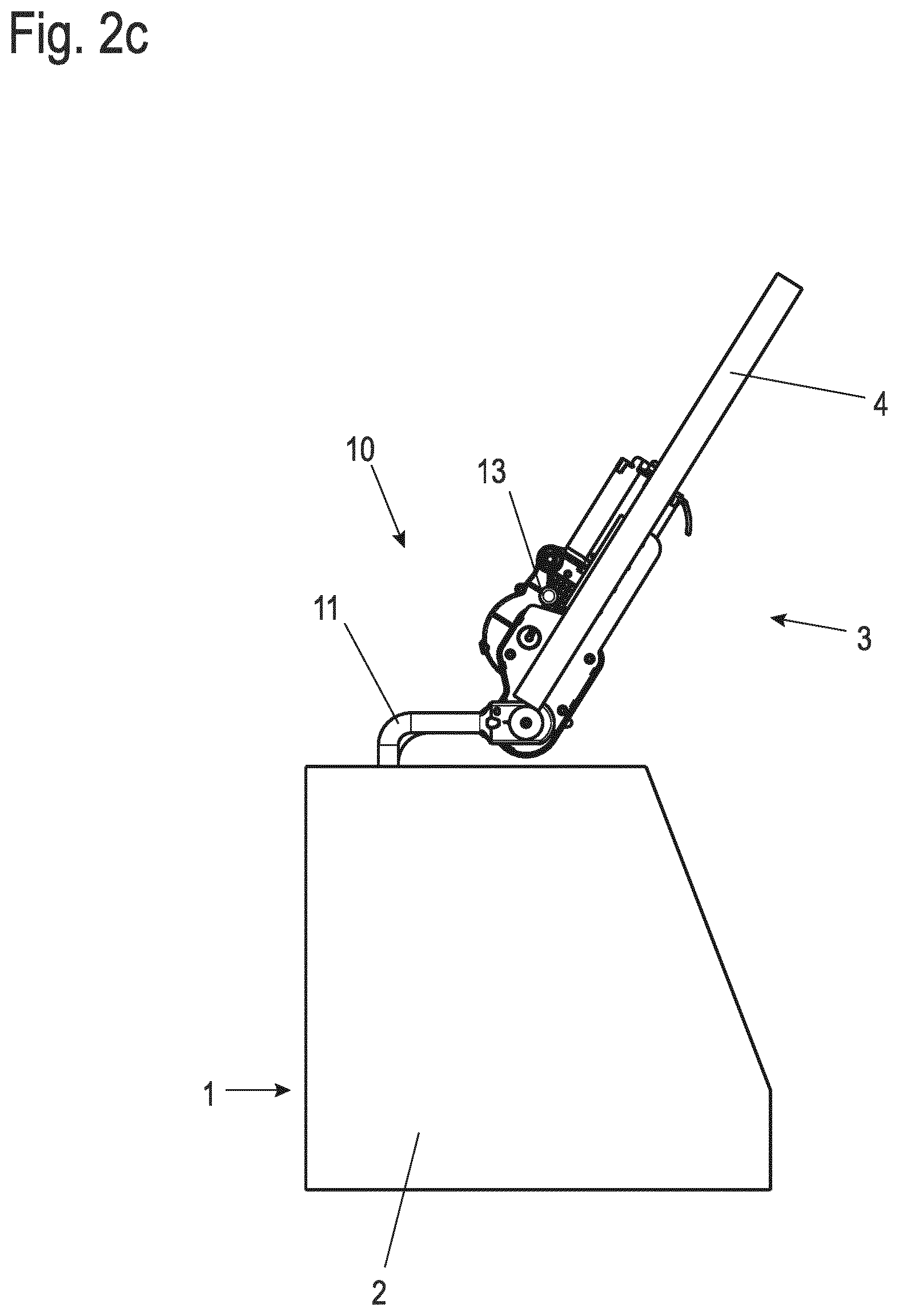 Patent US11793312 Figure 6 – Electromotor adjusting unit for adjusting the inclination of a support part of an item of seating furniture