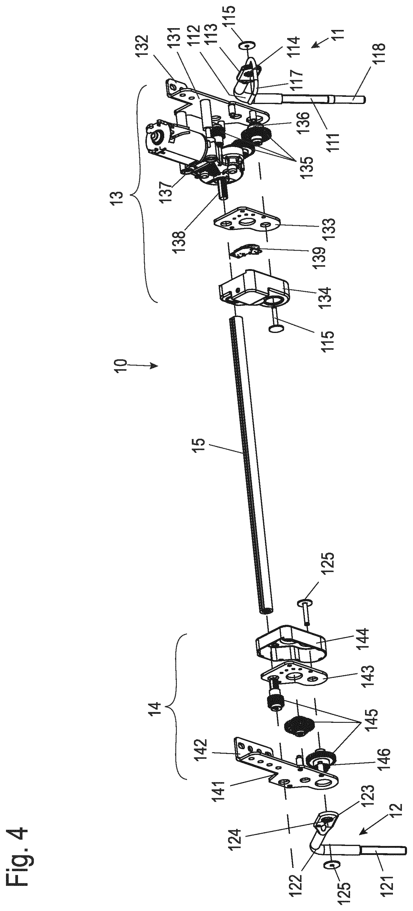 Patent US11793312 Figure 10 – Electromotor adjusting unit for adjusting the inclination of a support part of an item of seating furniture