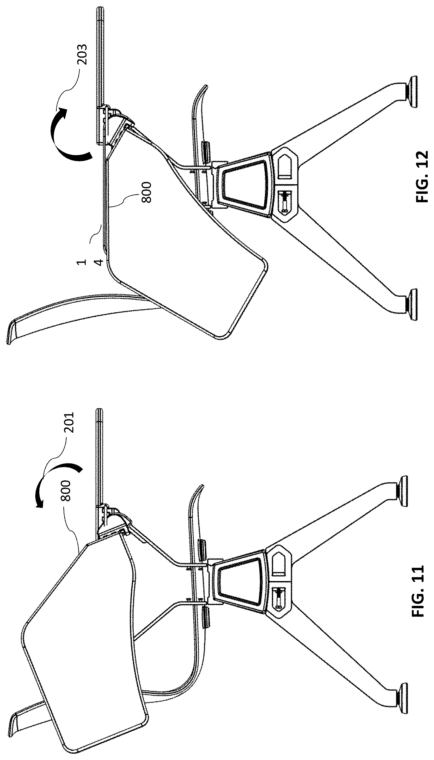 Patent US11793315 Figure 5 – Tablet arm with extruded hinge
