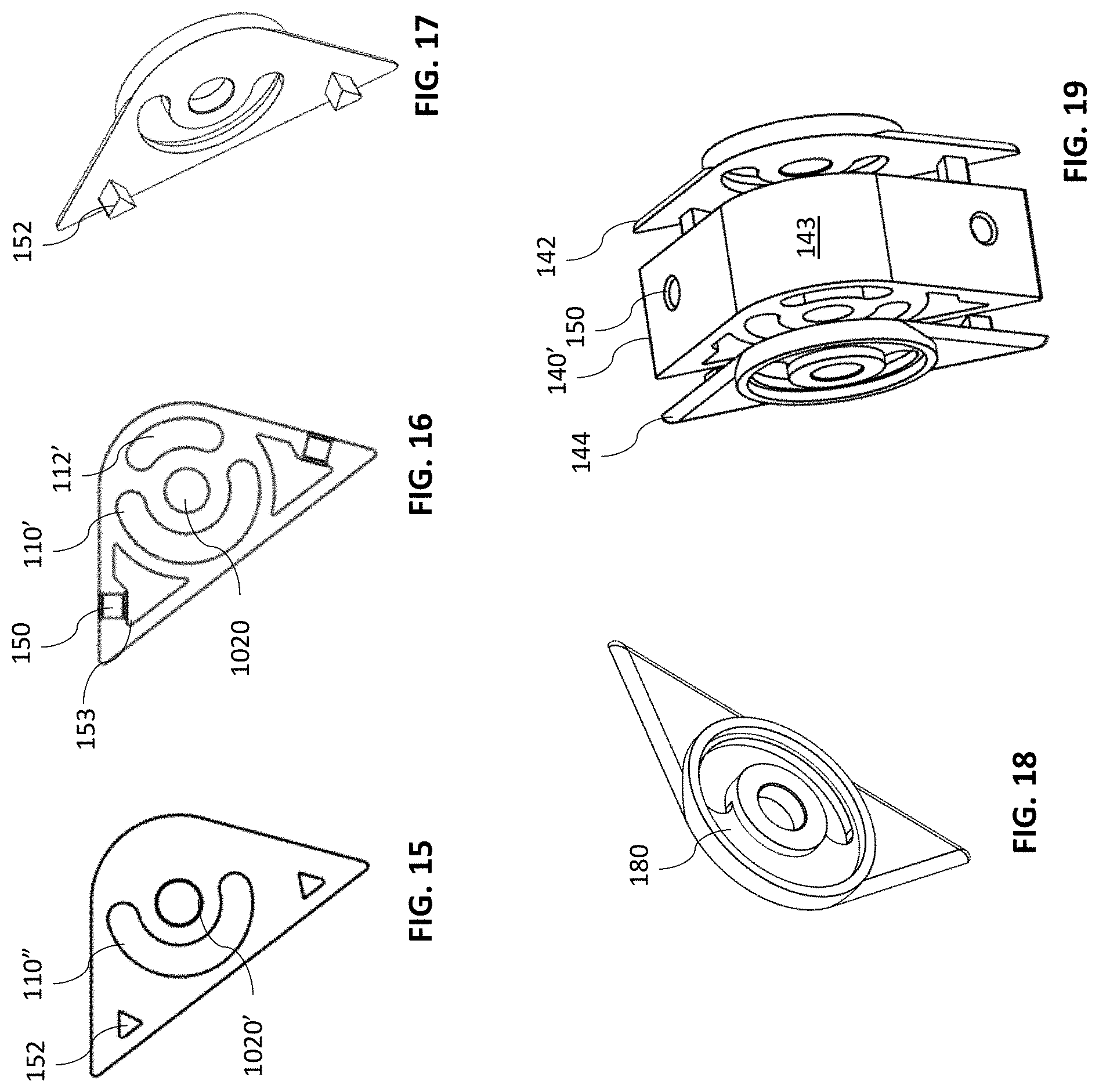 Patent US11793315 Figure 7 – Tablet arm with extruded hinge