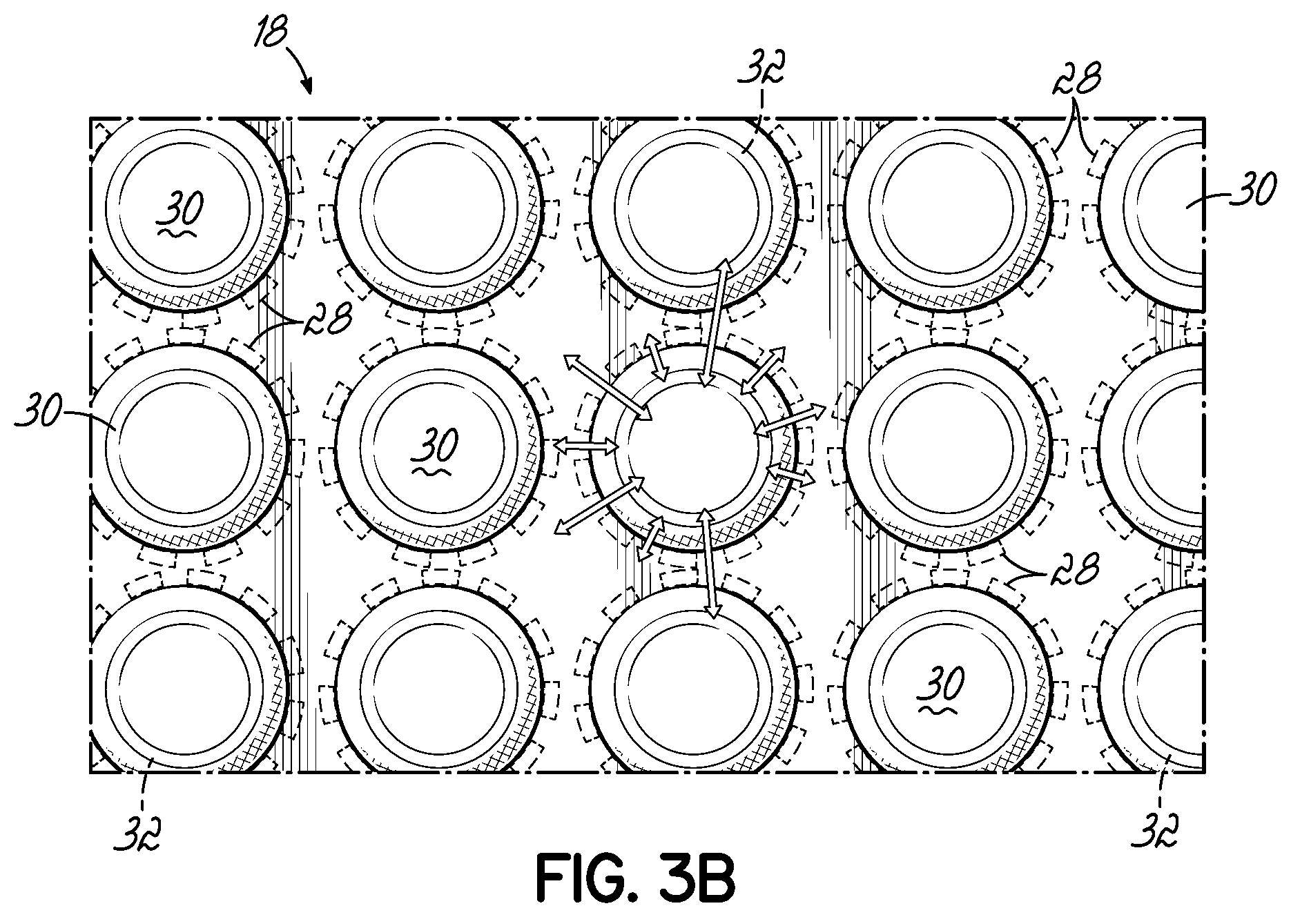 Patent US11793319 Figure 4 – Bedding or seating product having topper with at least one thermally enhanced foam component