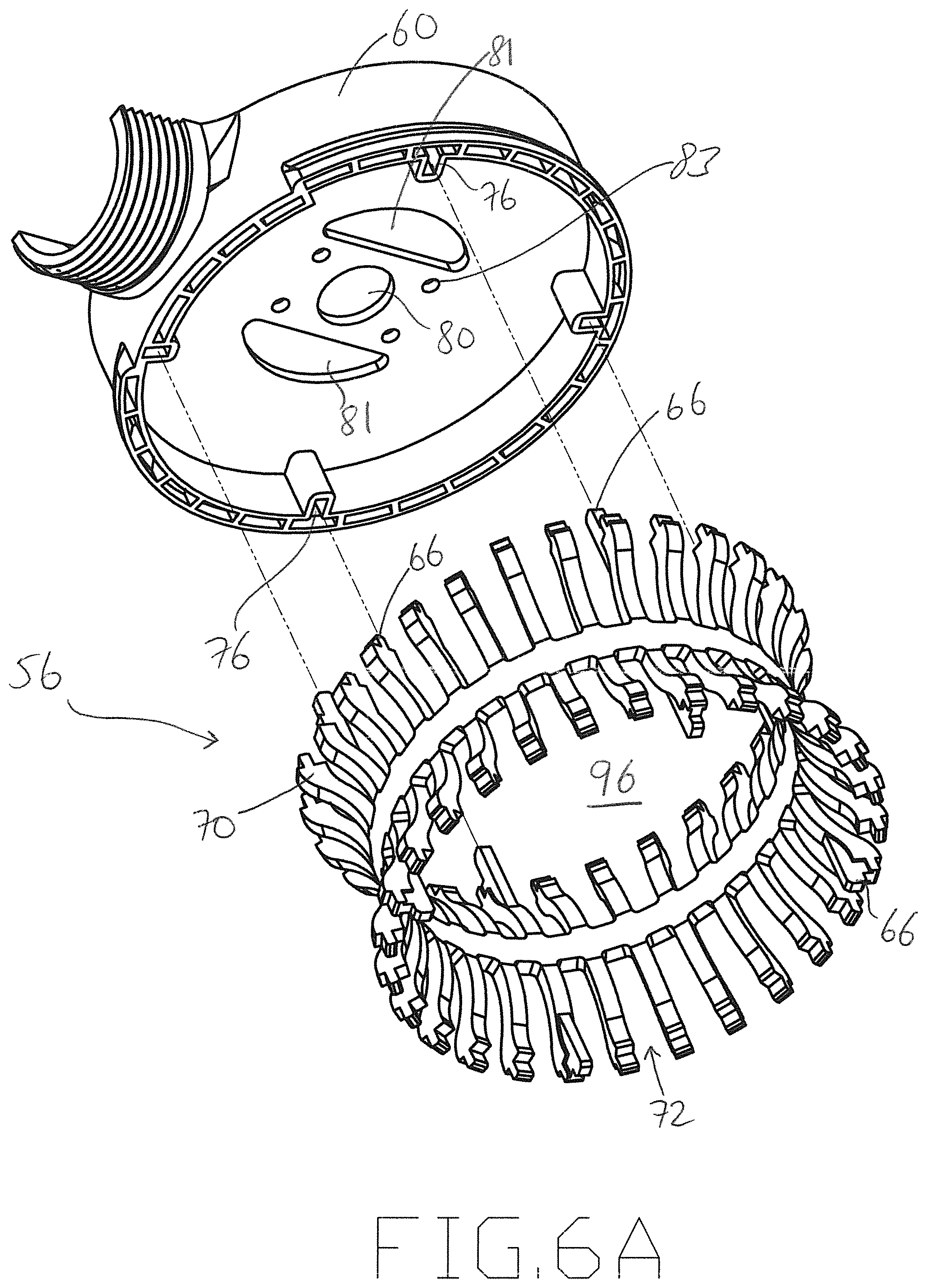 Patent US11793321 Figure 7 – Built-in air pump assembly