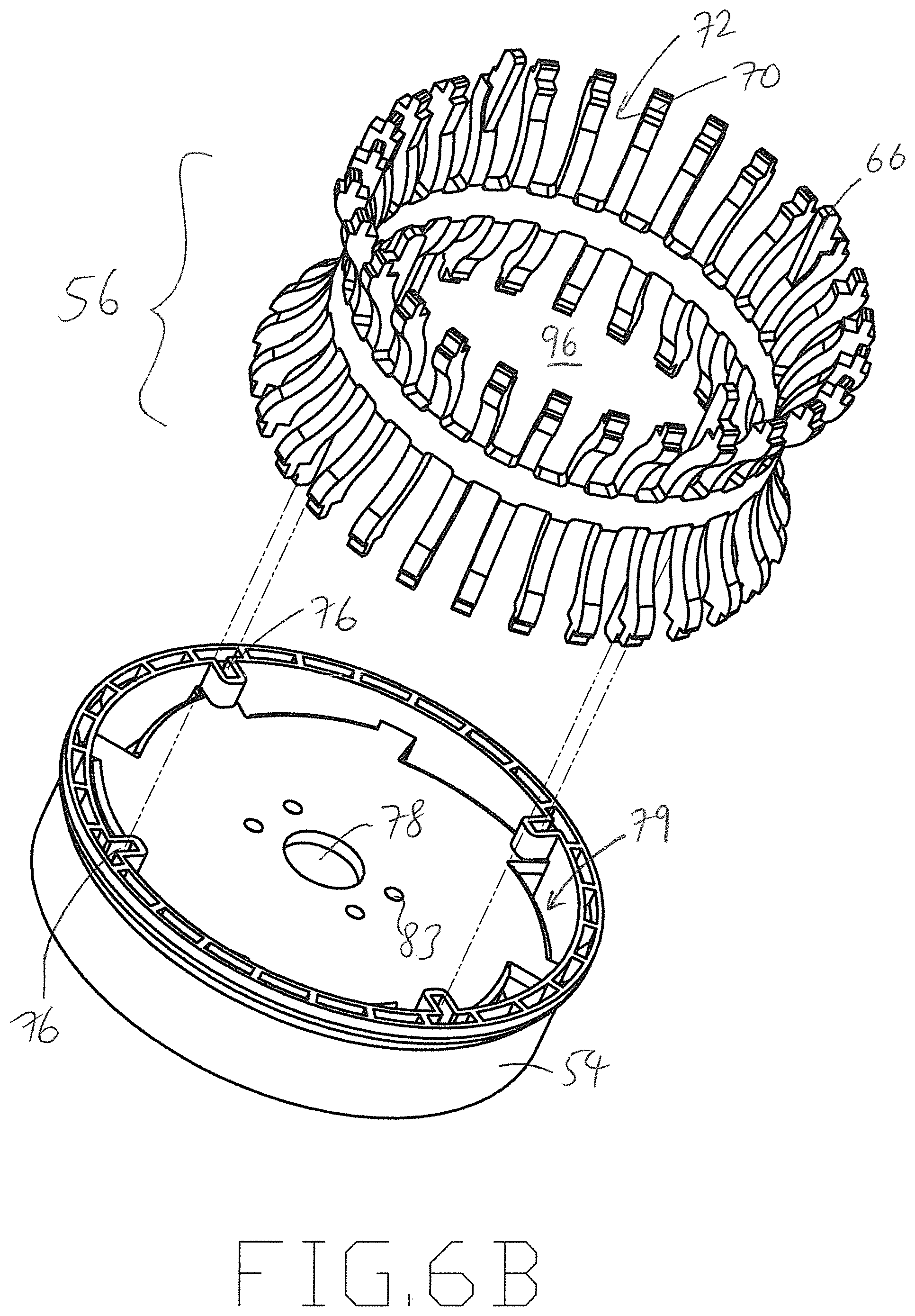 Patent US11793321 Figure 8 – Built-in air pump assembly