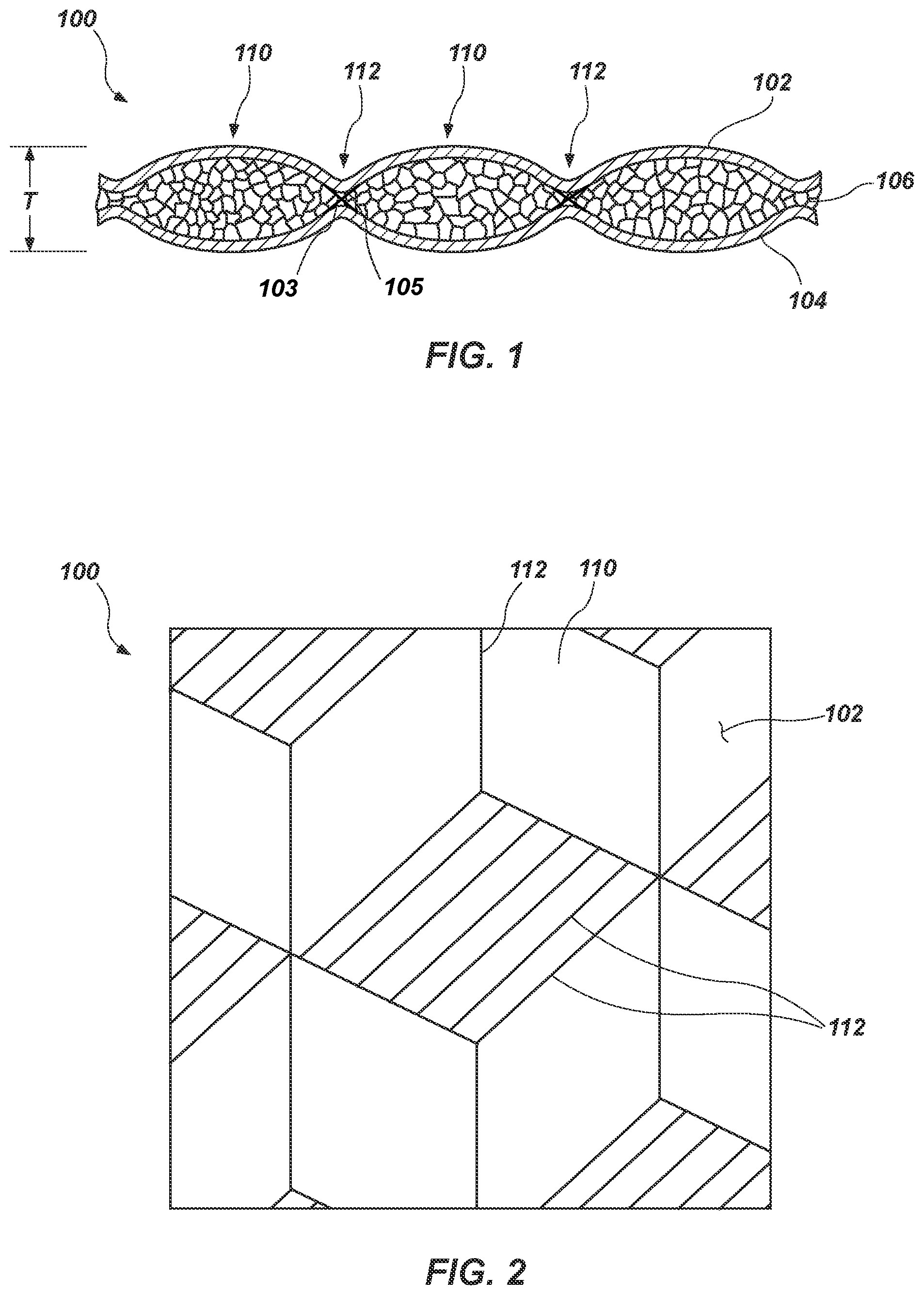 Patent US11793322 Figure 1 – Mattresses and mattress toppers including knitted fabric and related methods