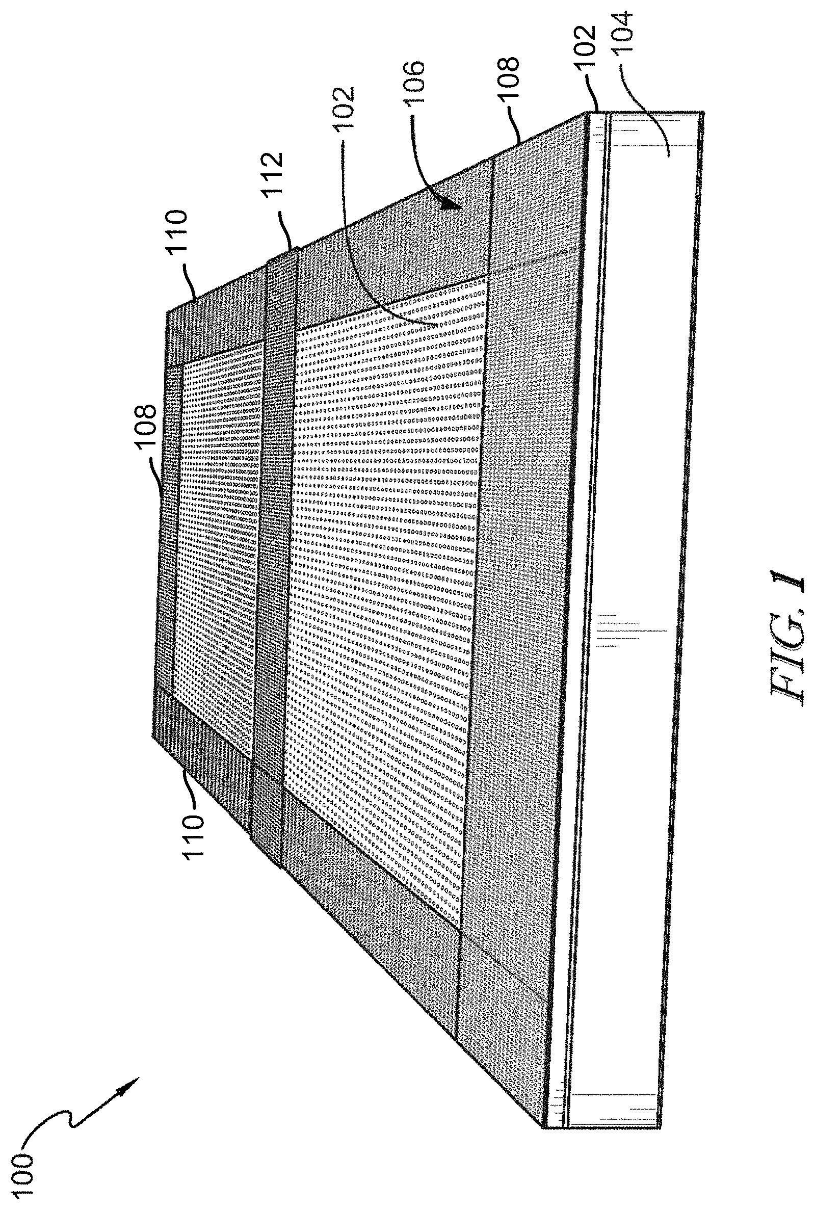 Patent US11793324 Figure 1 – Mattress assembly