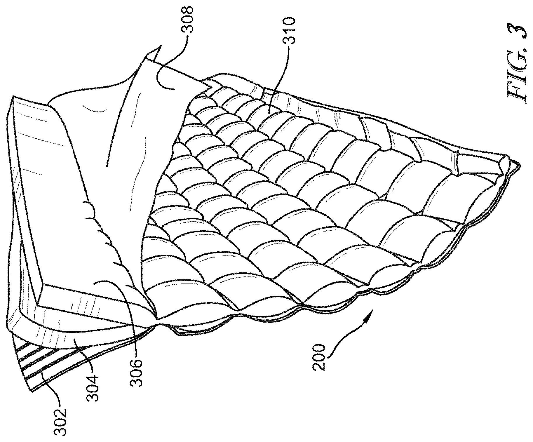 Patent US11793324 Figure 3 – Mattress assembly