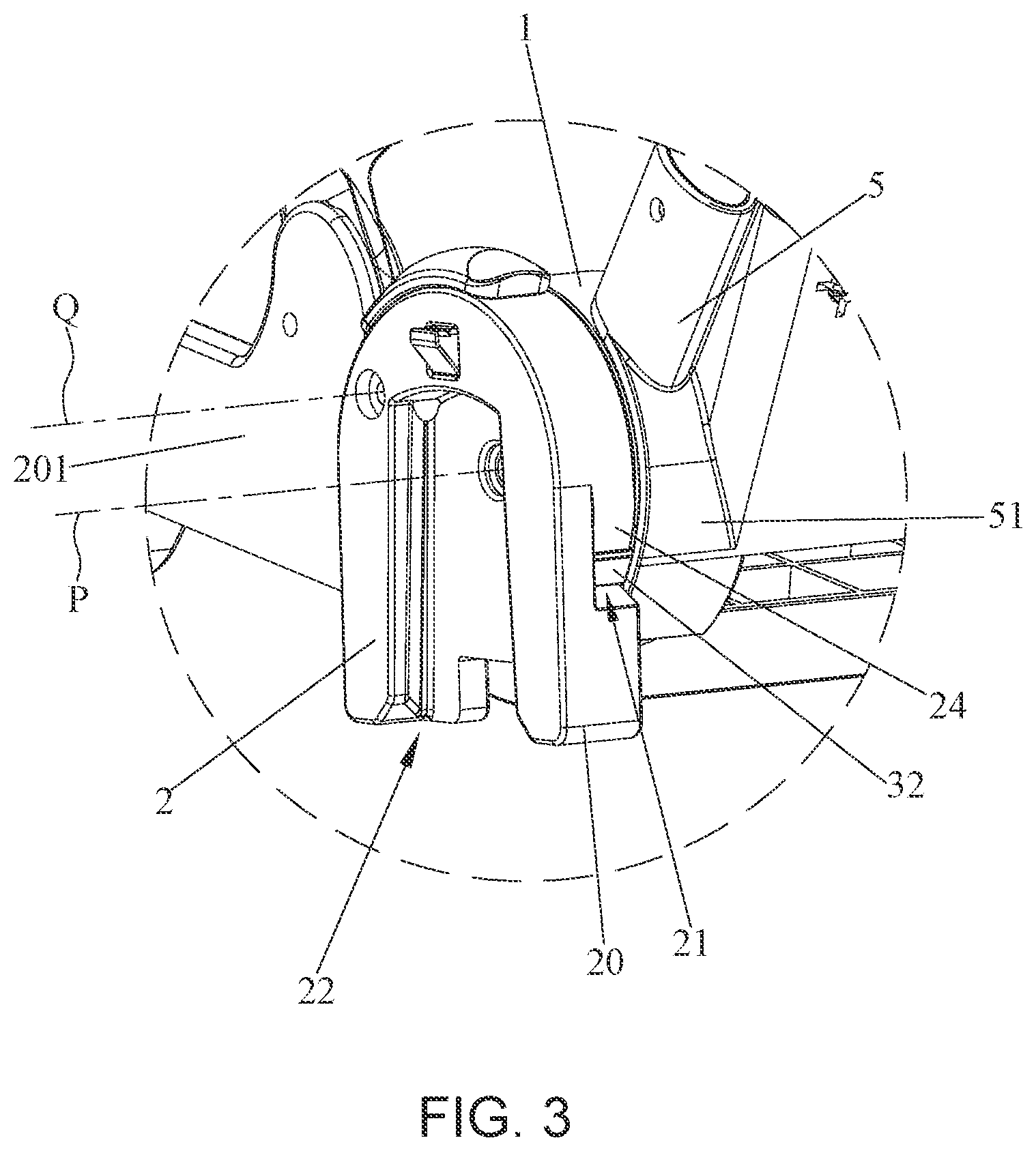 Patent US11793325 Figure 3 – Child seat