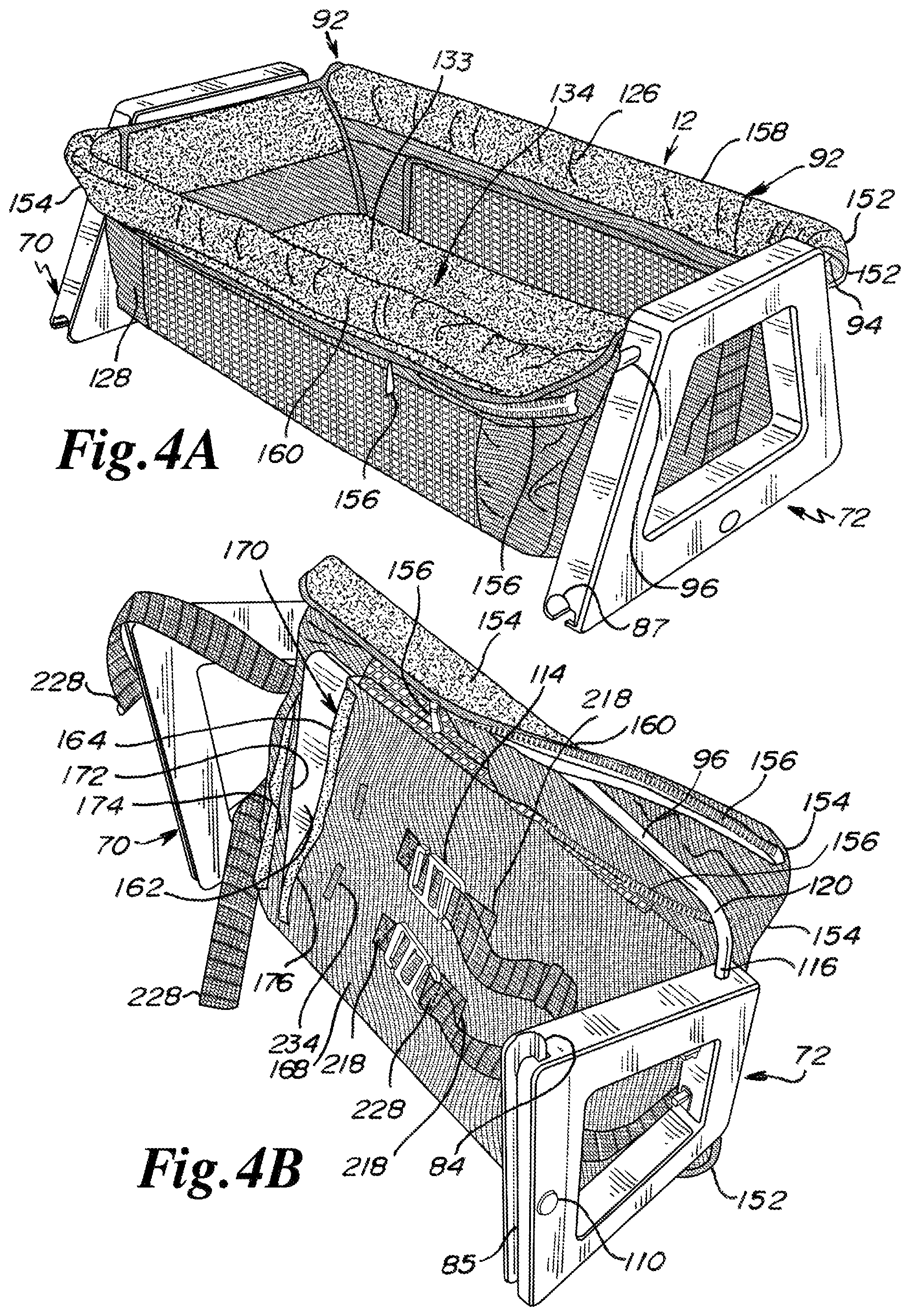 Patent US11793326 Figure 4 – Bassinet apparatus