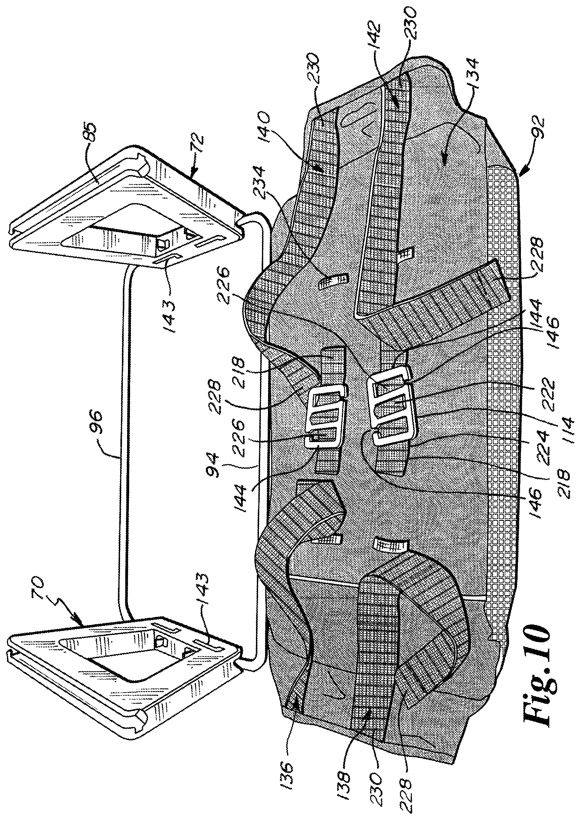 Patent US11793326 Figure 10 – Bassinet apparatus