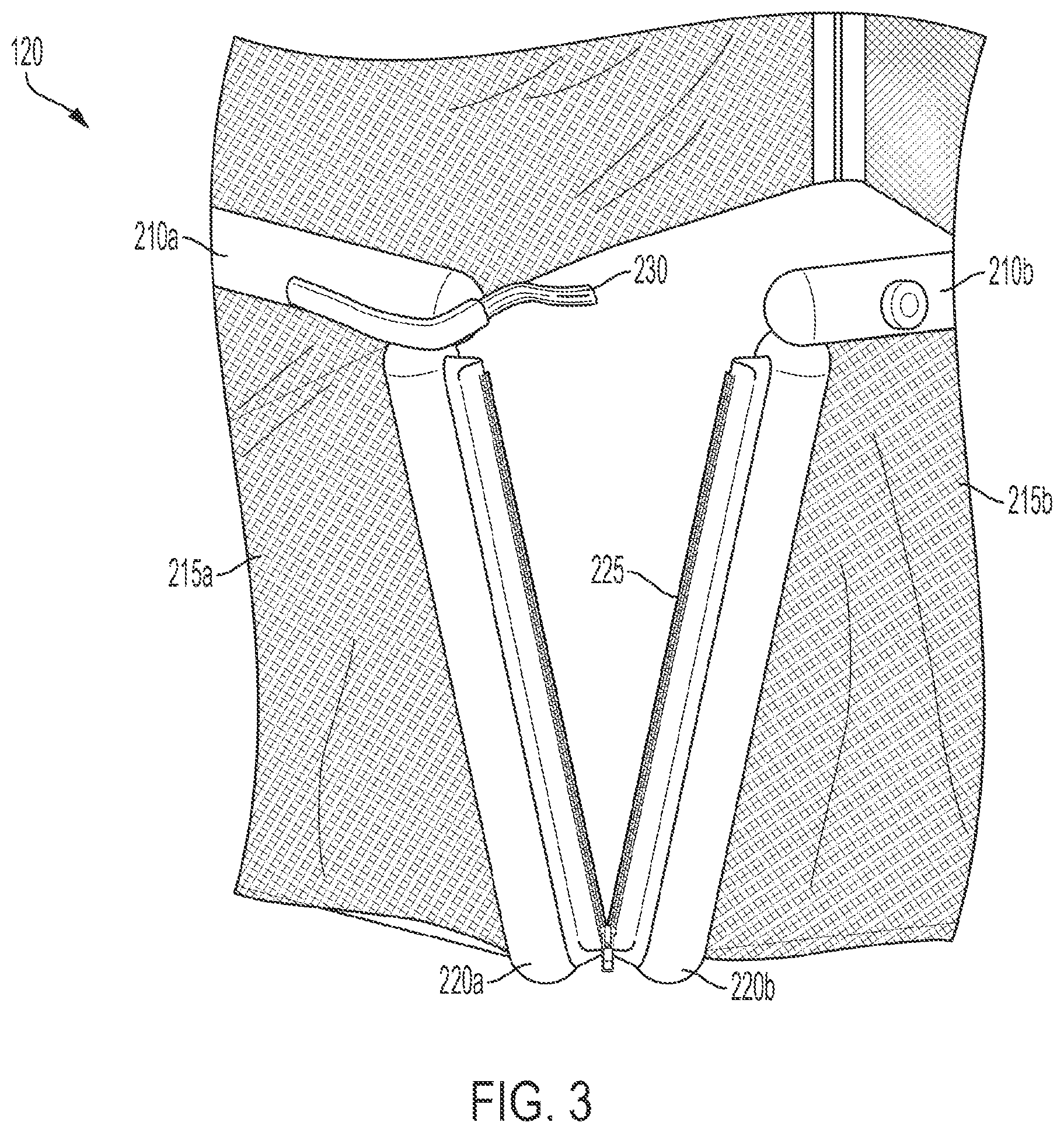 Patent US11793327 Figure 3 – Co-sleeper bassinet with collapsible wall panels