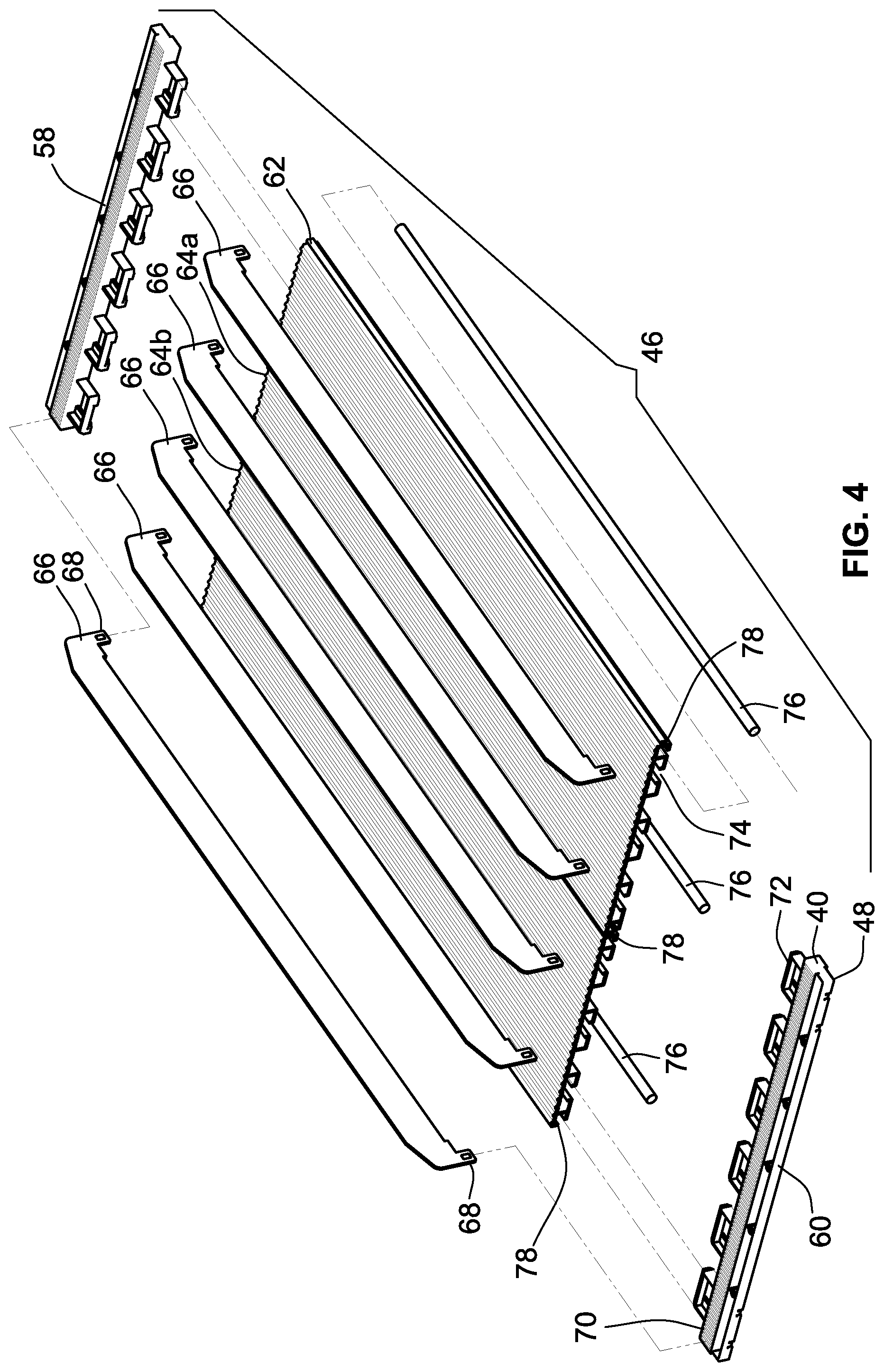 Patent US11793328 Figure 4 – Retail merchandise tray and display incorporating same
