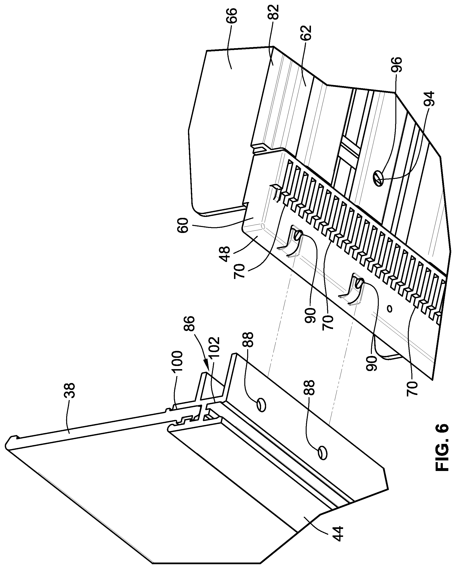 Patent US11793328 Figure 6 – Retail merchandise tray and display incorporating same