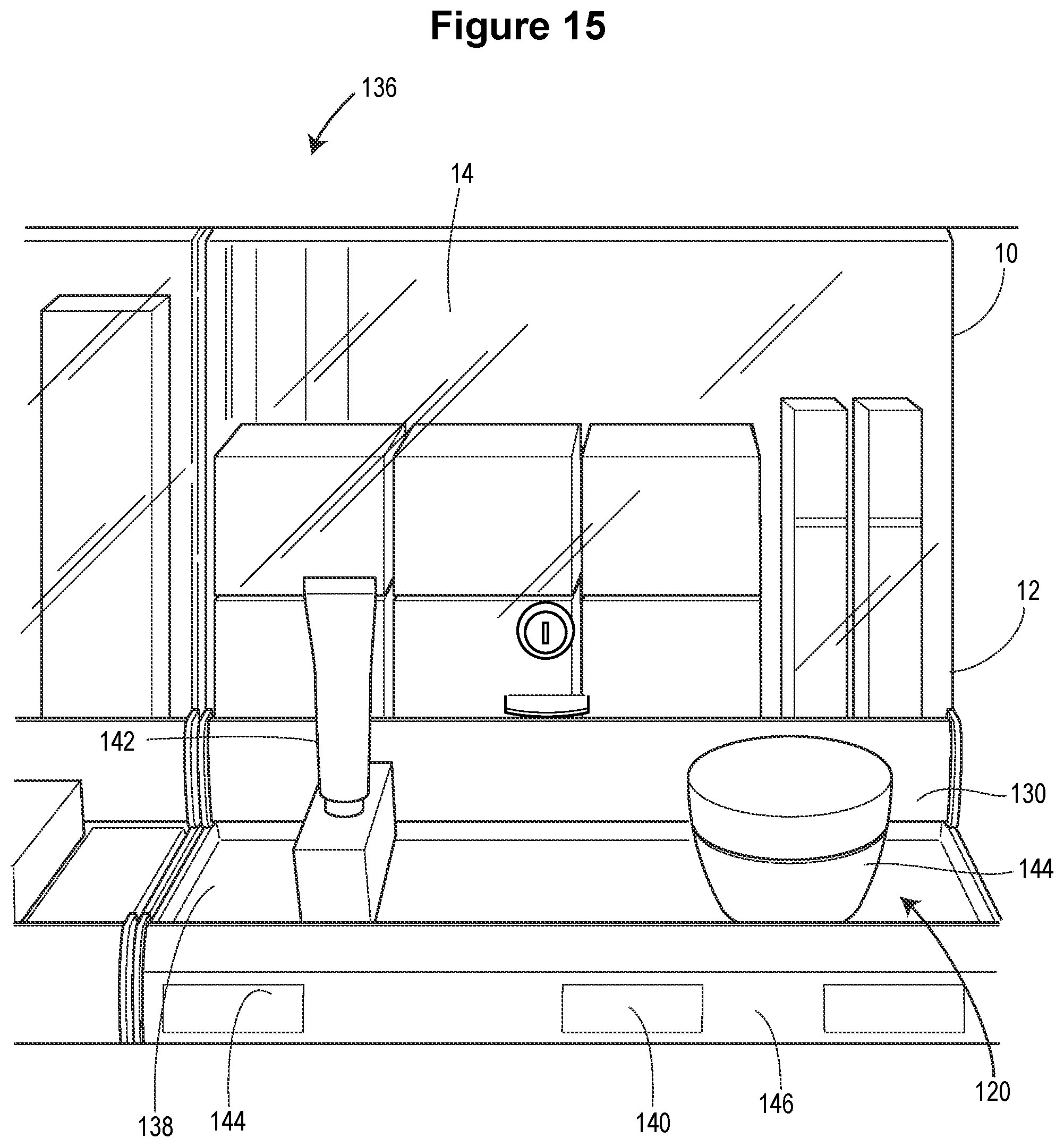 Patent US11793329 Figure 8 – Locking case system and method for cosmetic products