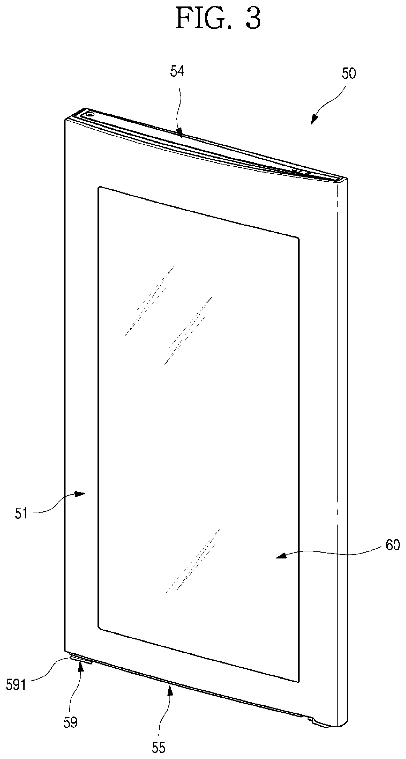 Patent US11793330 Figure 3 – Refrigerator