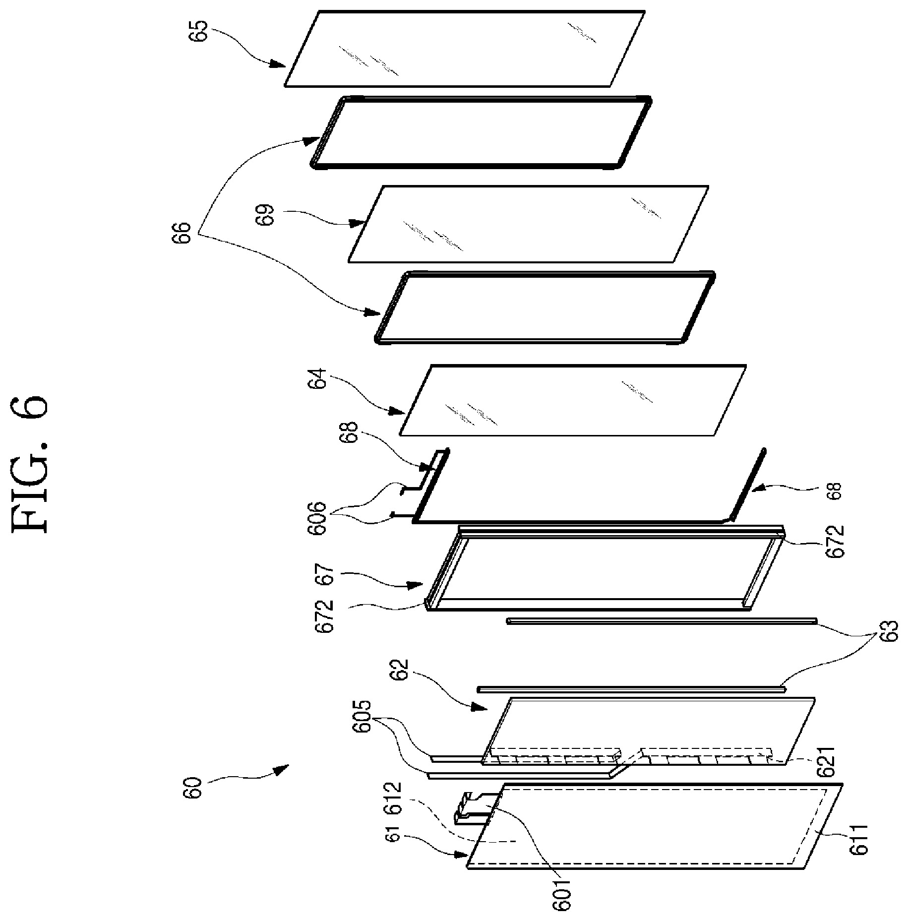 Patent US11793330 Figure 6 – Refrigerator