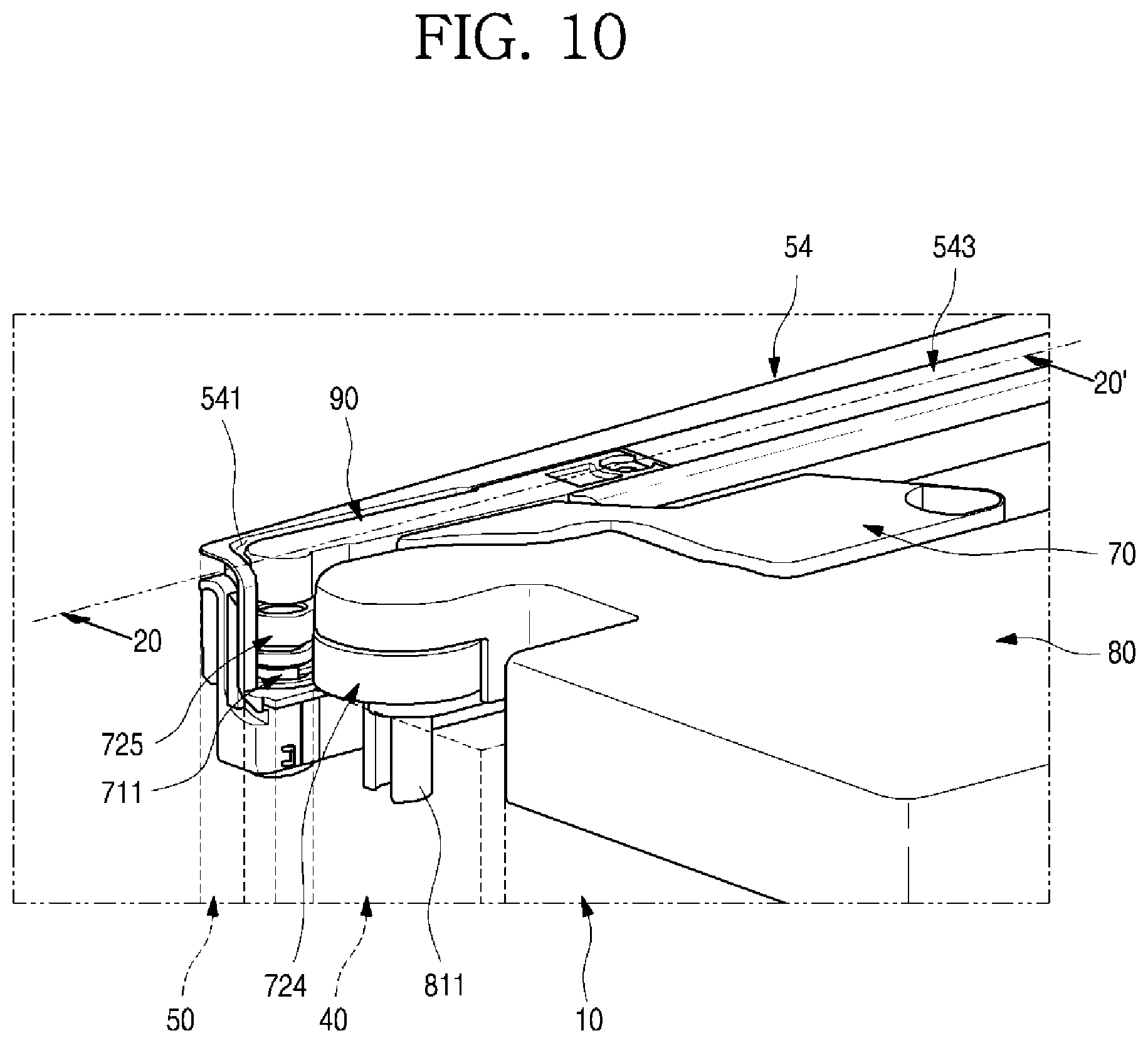 Patent US11793330 Figure 10 – Refrigerator