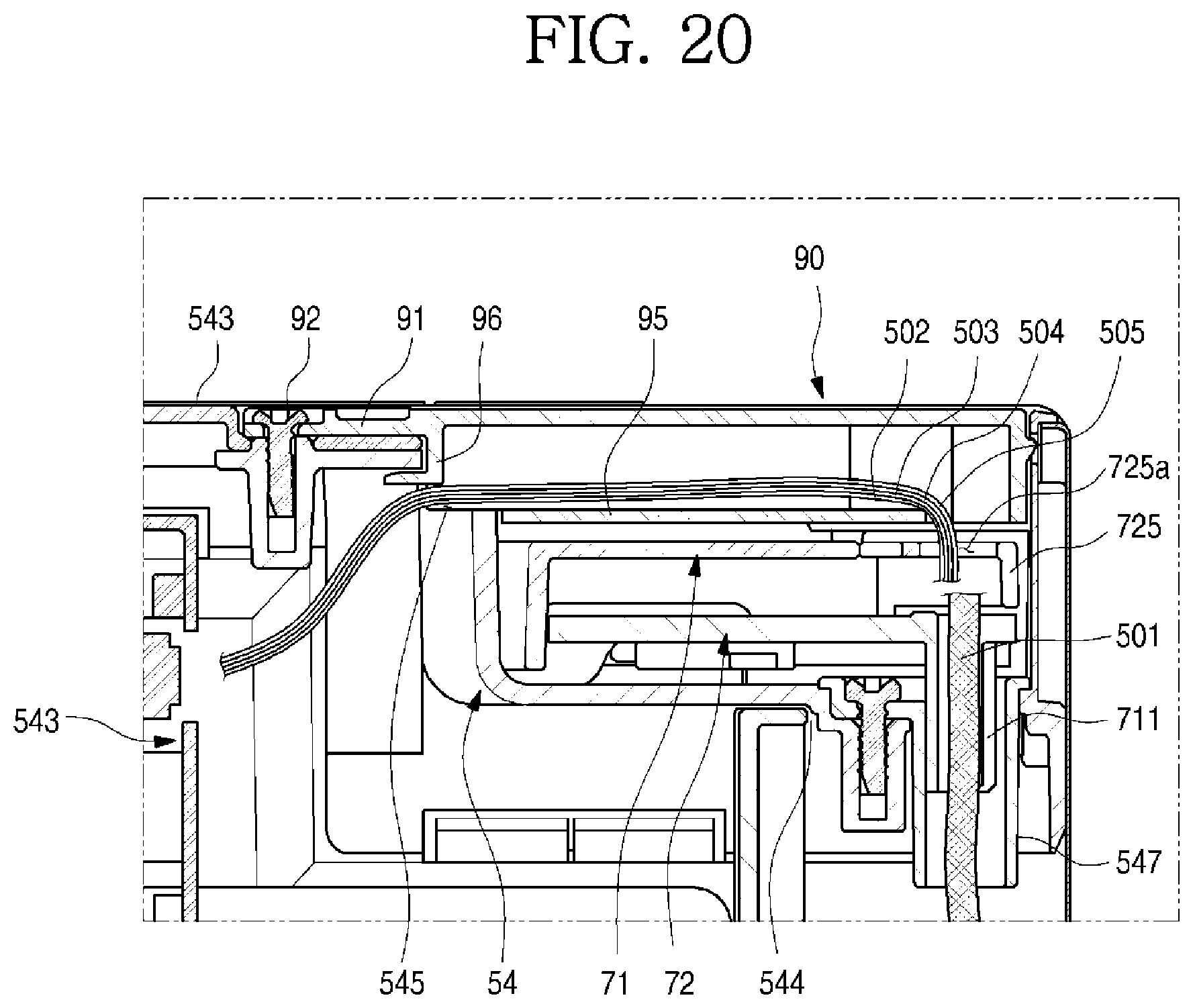 Patent US11793330 Figure 20 – Refrigerator