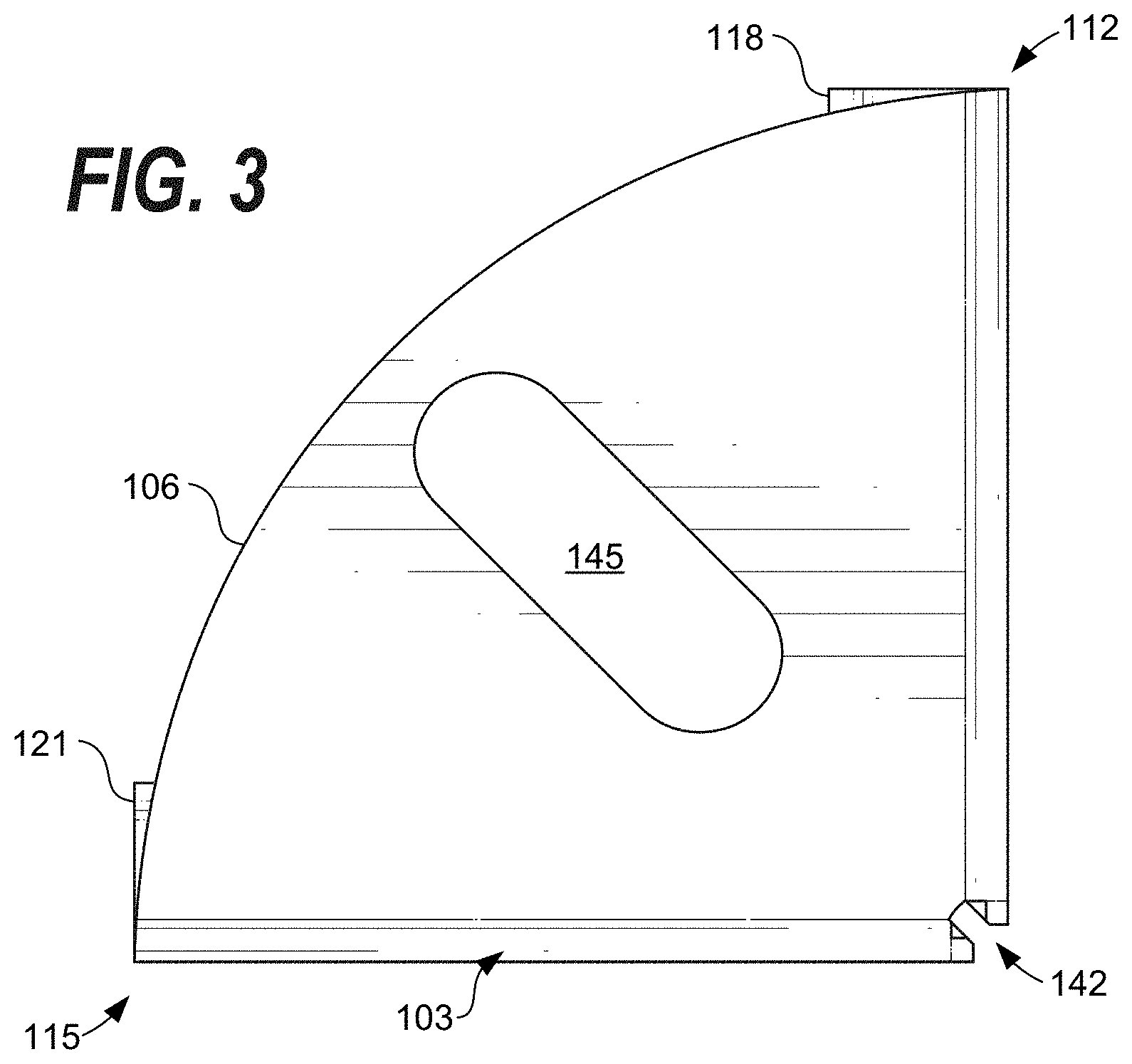 Patent US11793332 Figure 3 – Mounting bracket for securing objects to walls or other surfaces