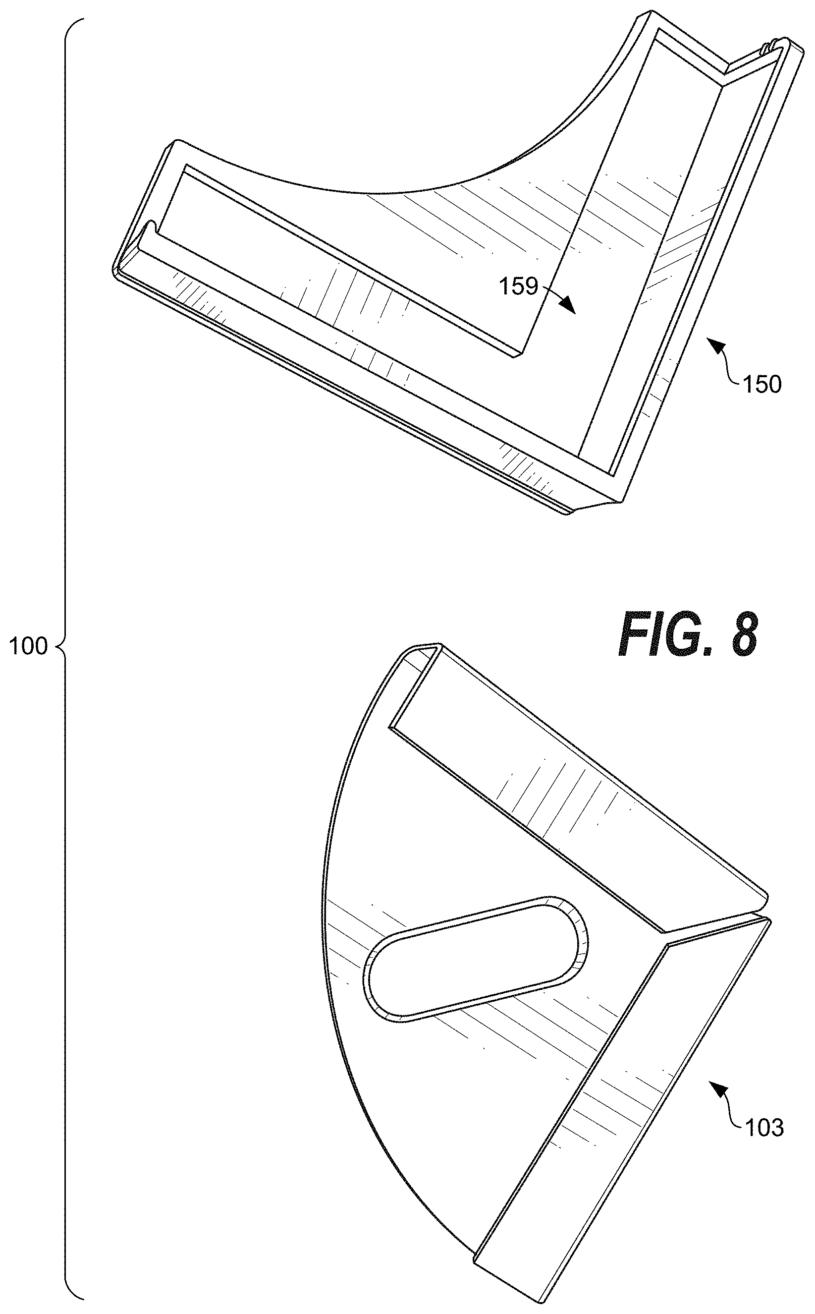 Patent US11793332 Figure 6 – Mounting bracket for securing objects to walls or other surfaces