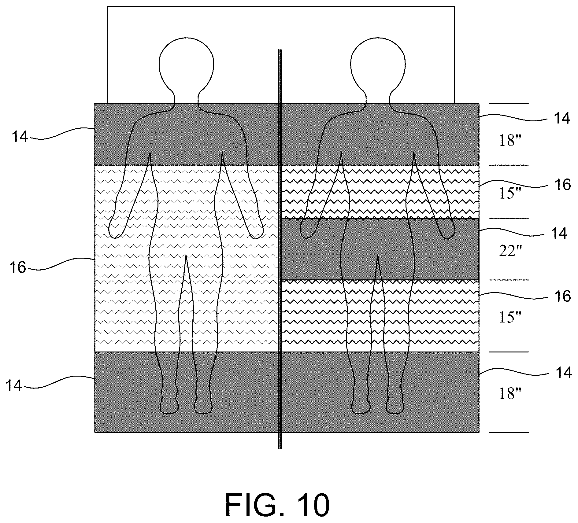 Patent US11793333 Figure 10 – Bed covering system