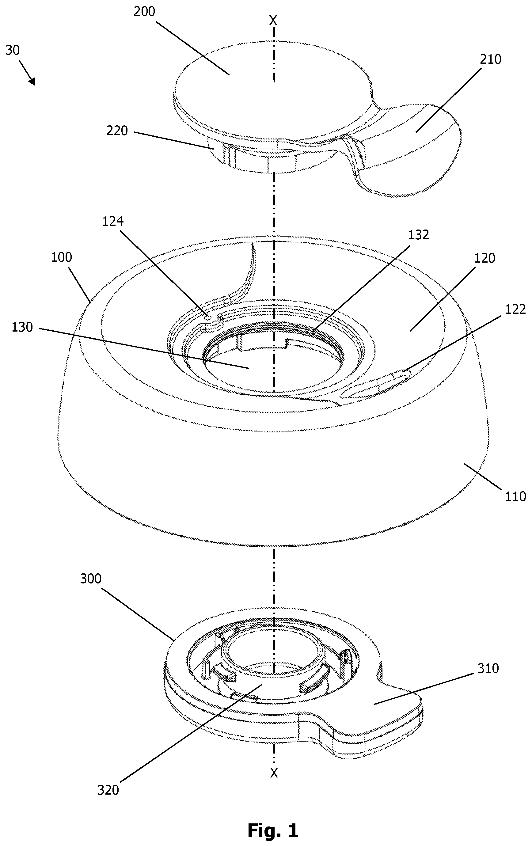 Patent US11793337 Figure 1 – Beverage cup and closure therefor