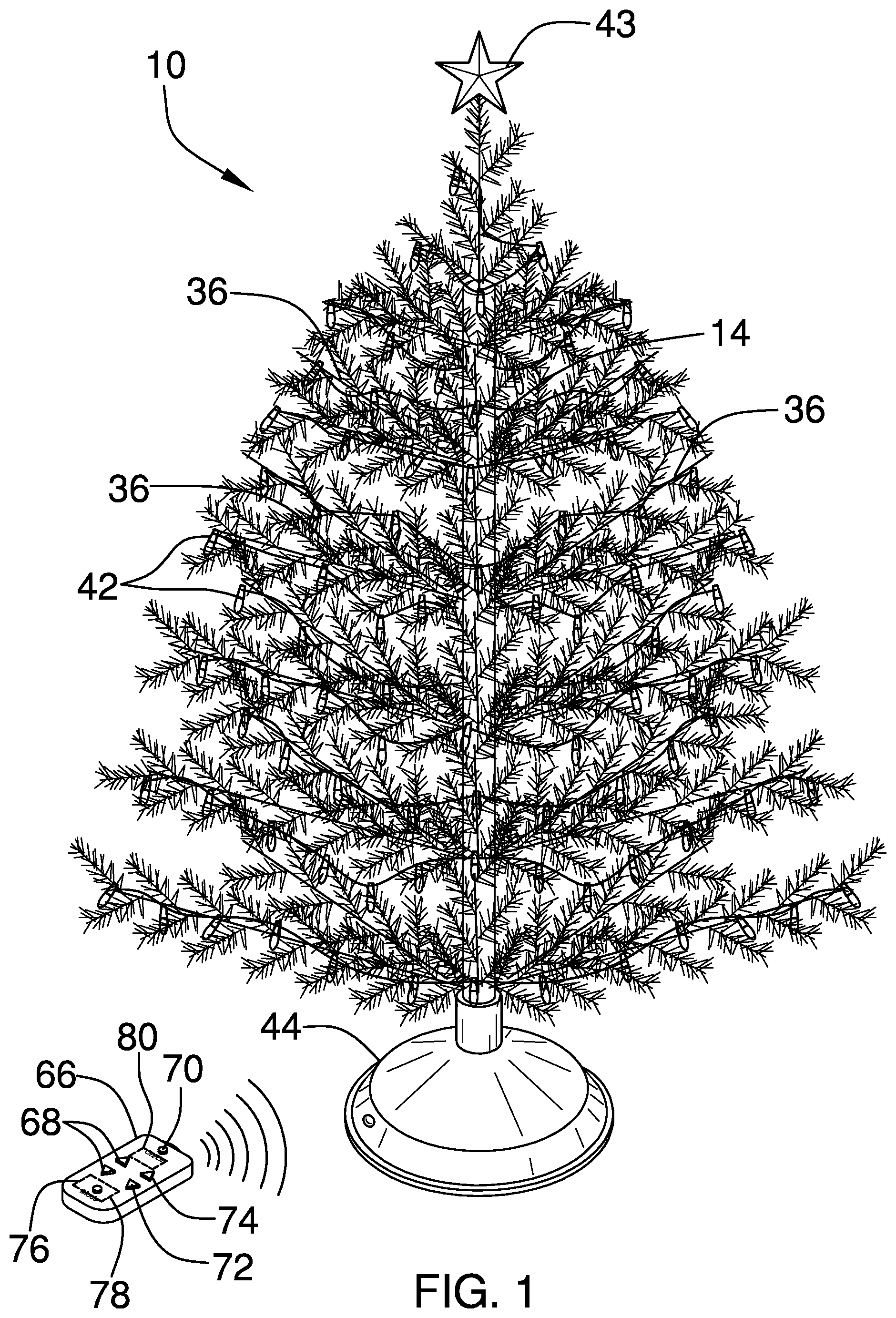 Patent US11793342 Figure 1 – Modular Christmas tree assembly