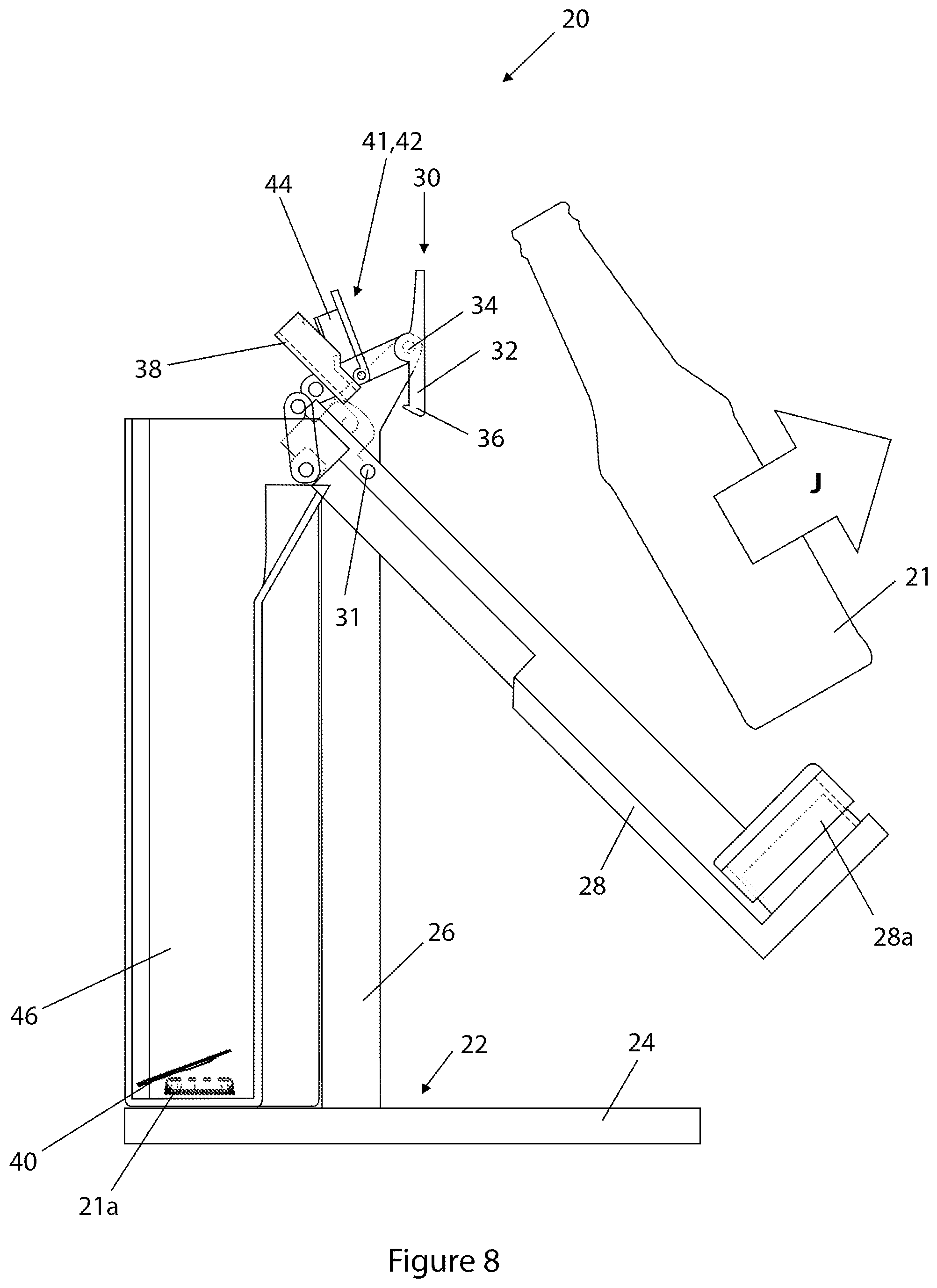 Patent US11793349 Figure 9 – Bottle opening and additive dispensing apparatus