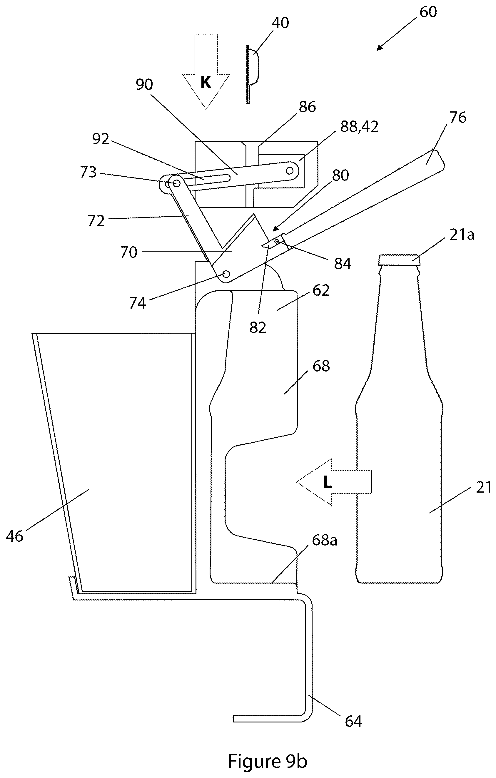 Patent US11793349 Figure 11 – Bottle opening and additive dispensing apparatus