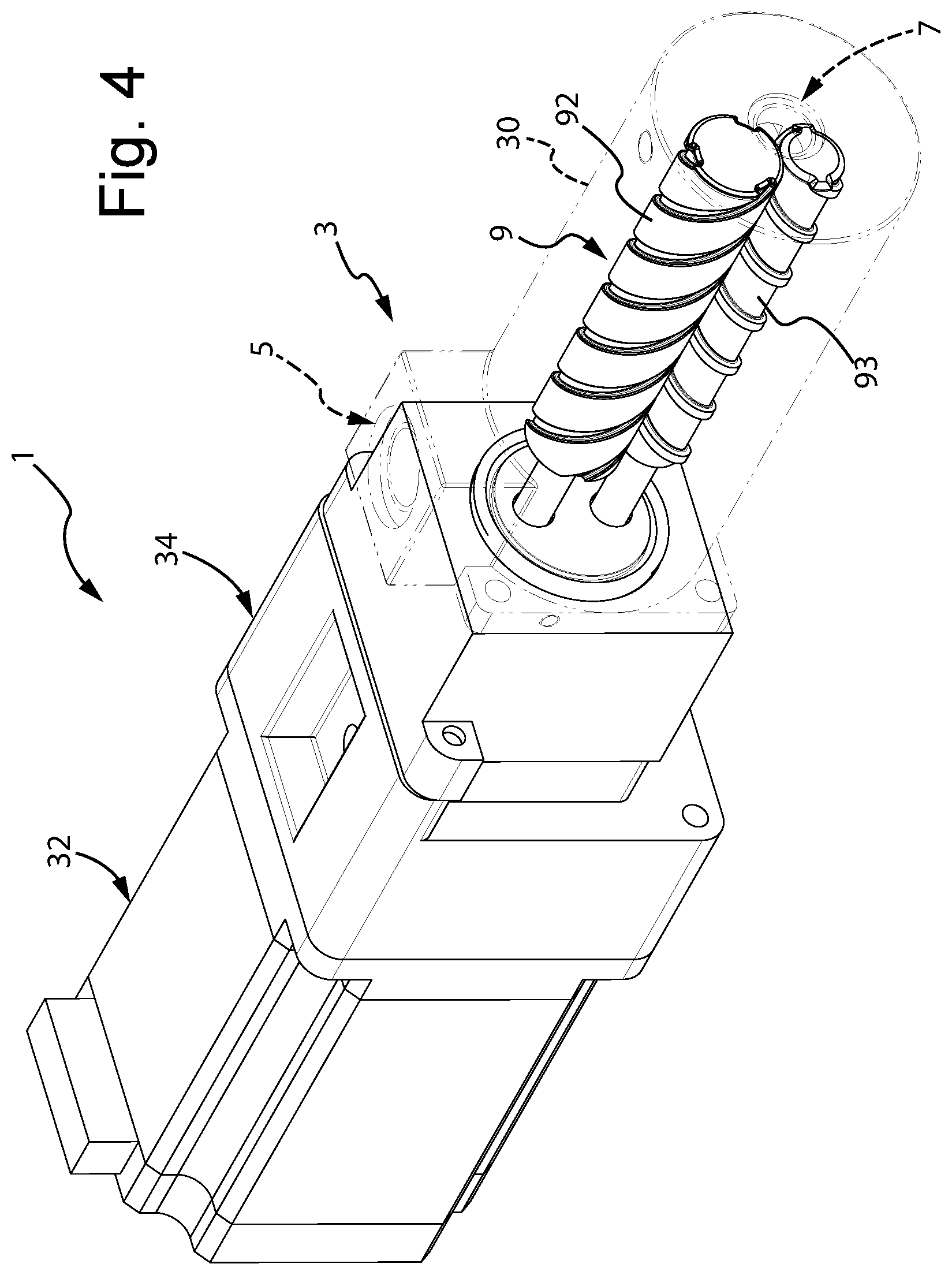 Patent US11793350 Figure 4 – Device and method for emulsifying liquid or solid products, in particular food products such as milk or ice cream