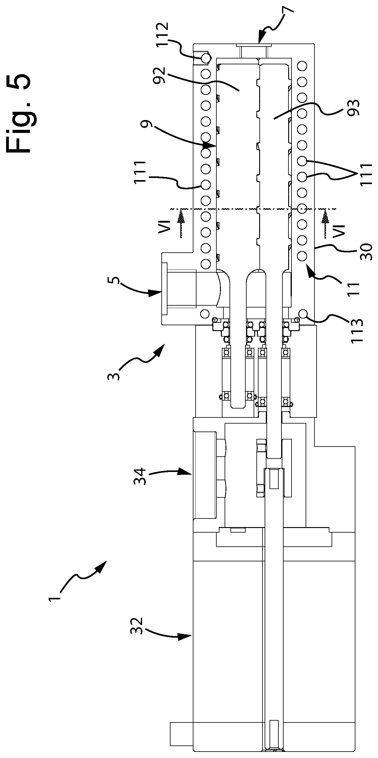 Patent US11793350 Figure 5 – Device and method for emulsifying liquid or solid products, in particular food products such as milk or ice cream