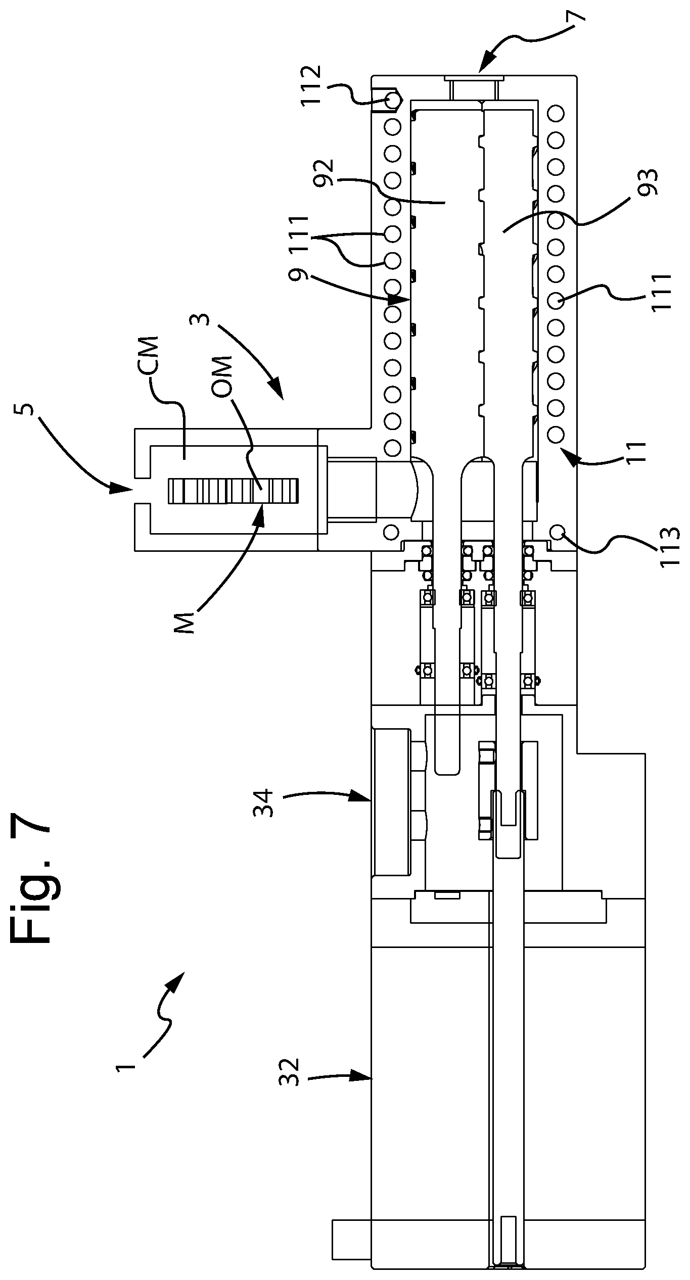 Patent US11793350 Figure 7 – Device and method for emulsifying liquid or solid products, in particular food products such as milk or ice cream