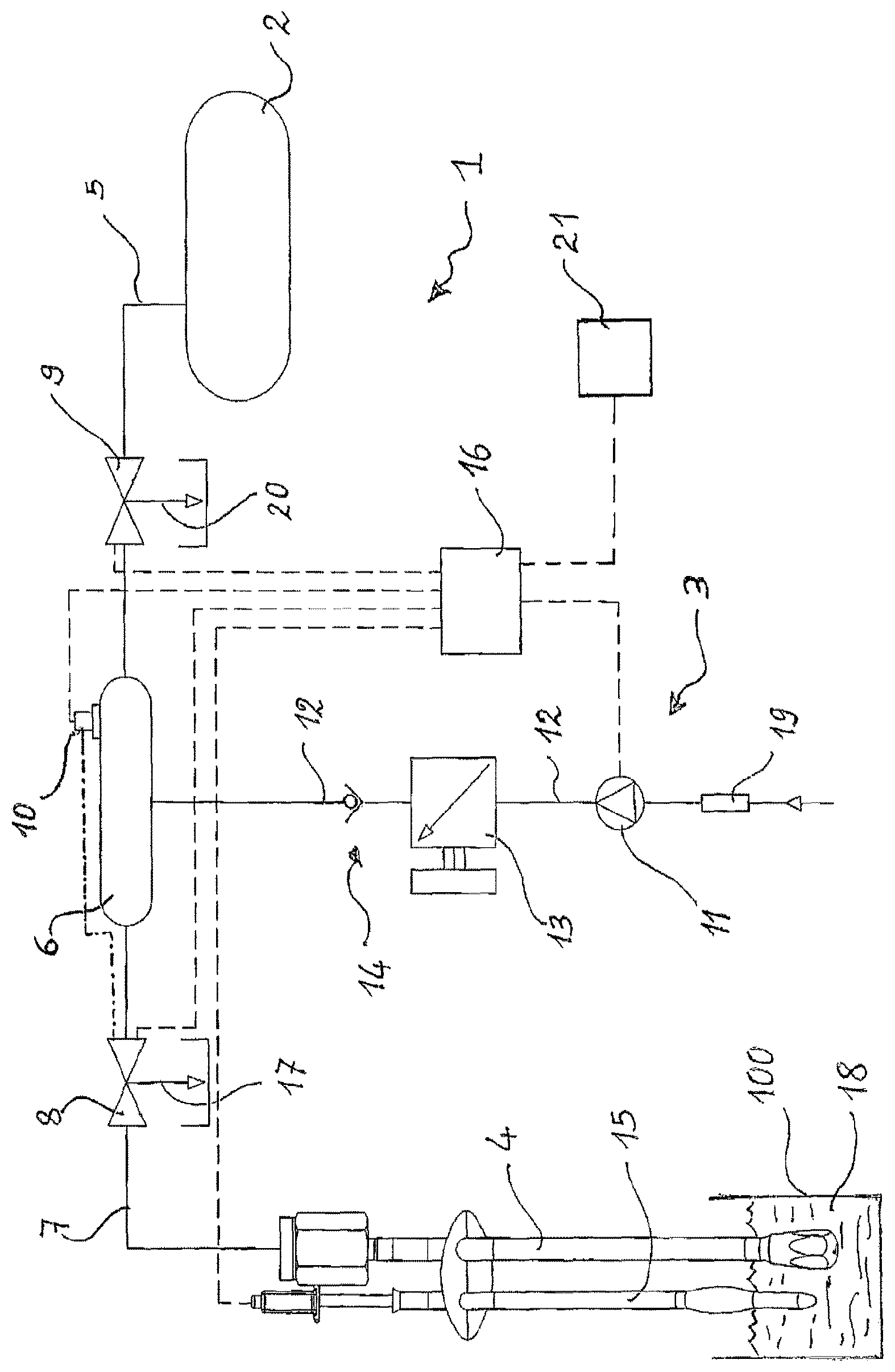 Patent US11793351 Figure 1 – Device for preparing frothy milk