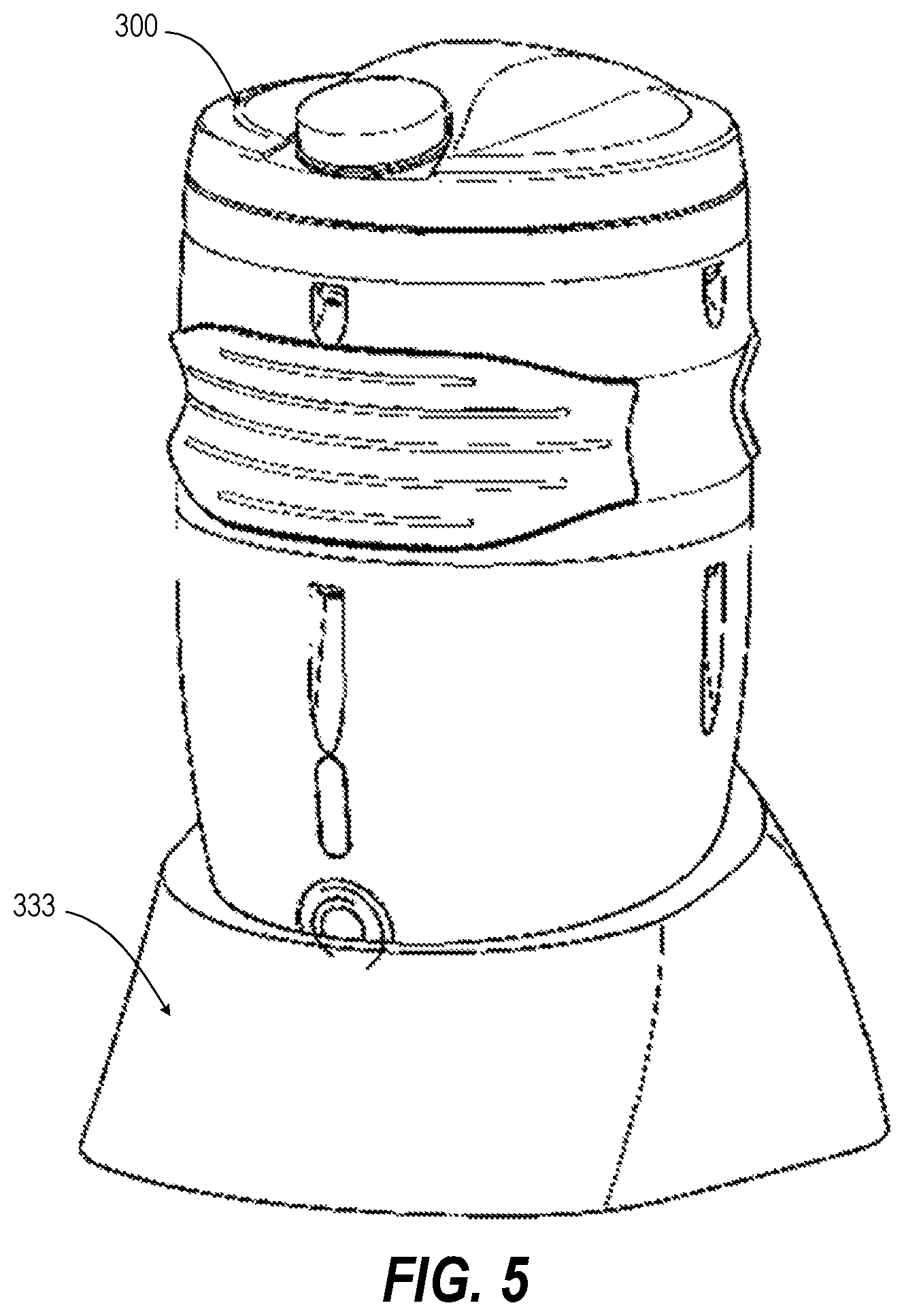 Patent US11793353 Figure 5 – Heating container