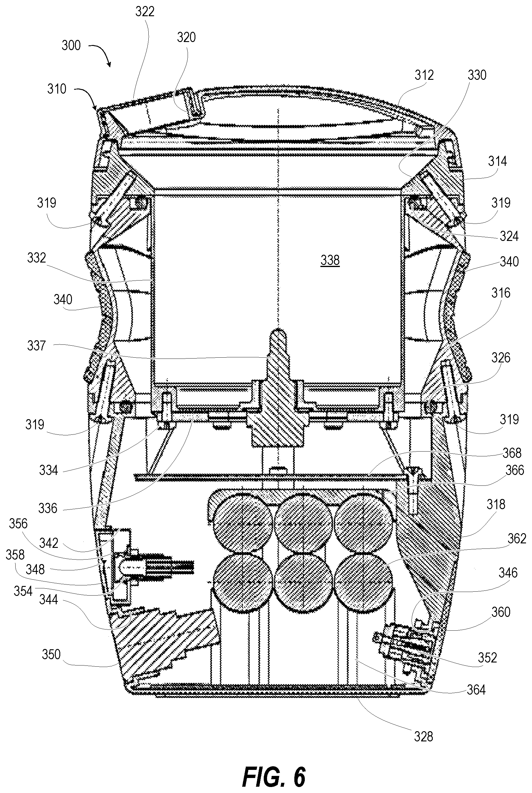 Patent US11793353 Figure 6 – Heating container