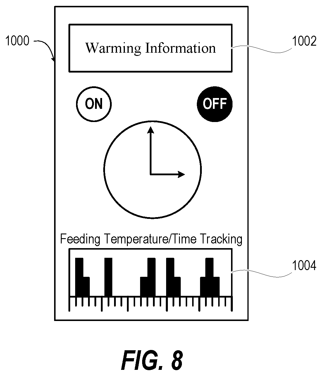 Patent US11793353 Figure 8 – Heating container