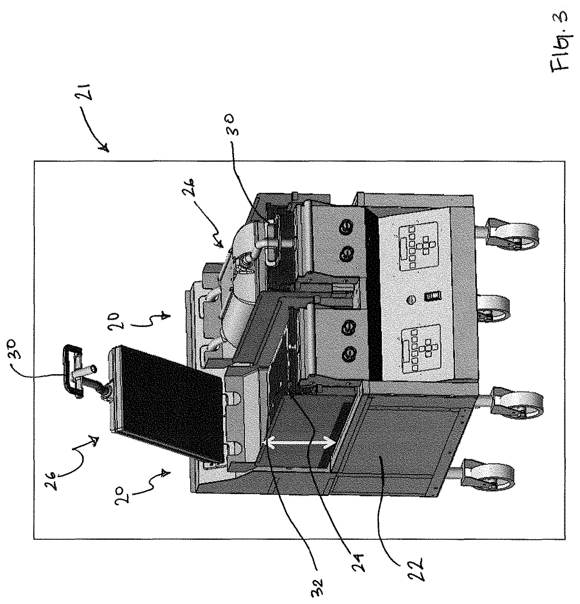 Patent US11793355 Figure 3 – Grilling appliance with lower platen position control