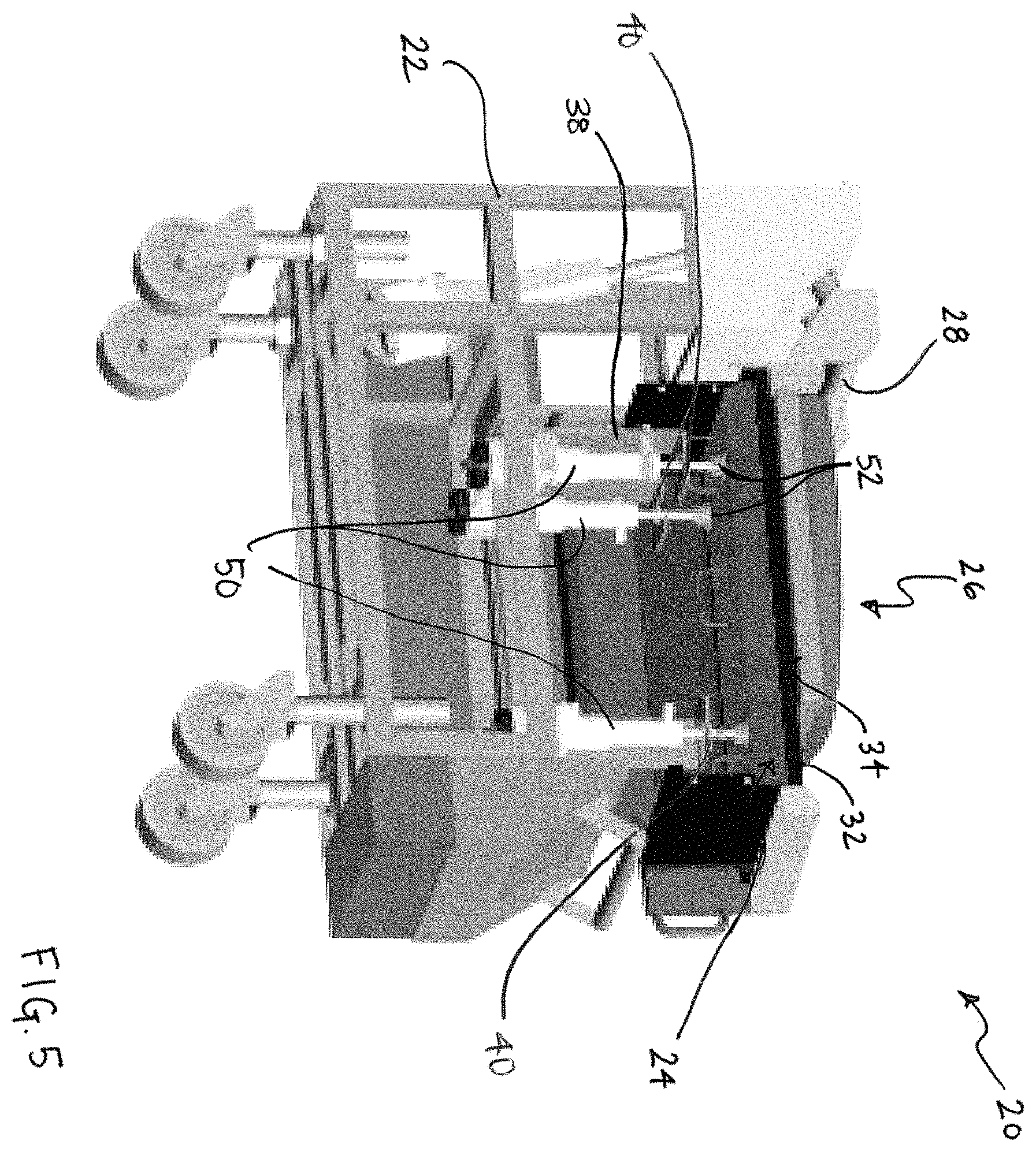 Patent US11793355 Figure 5 – Grilling appliance with lower platen position control