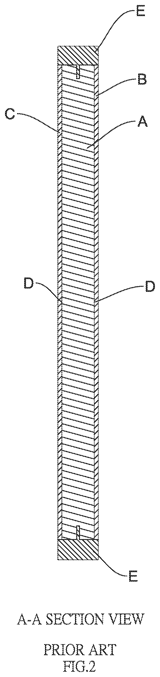 Patent US11793360 Figure 2 – Anti-slip and safe chopping board structure having composite sandwich