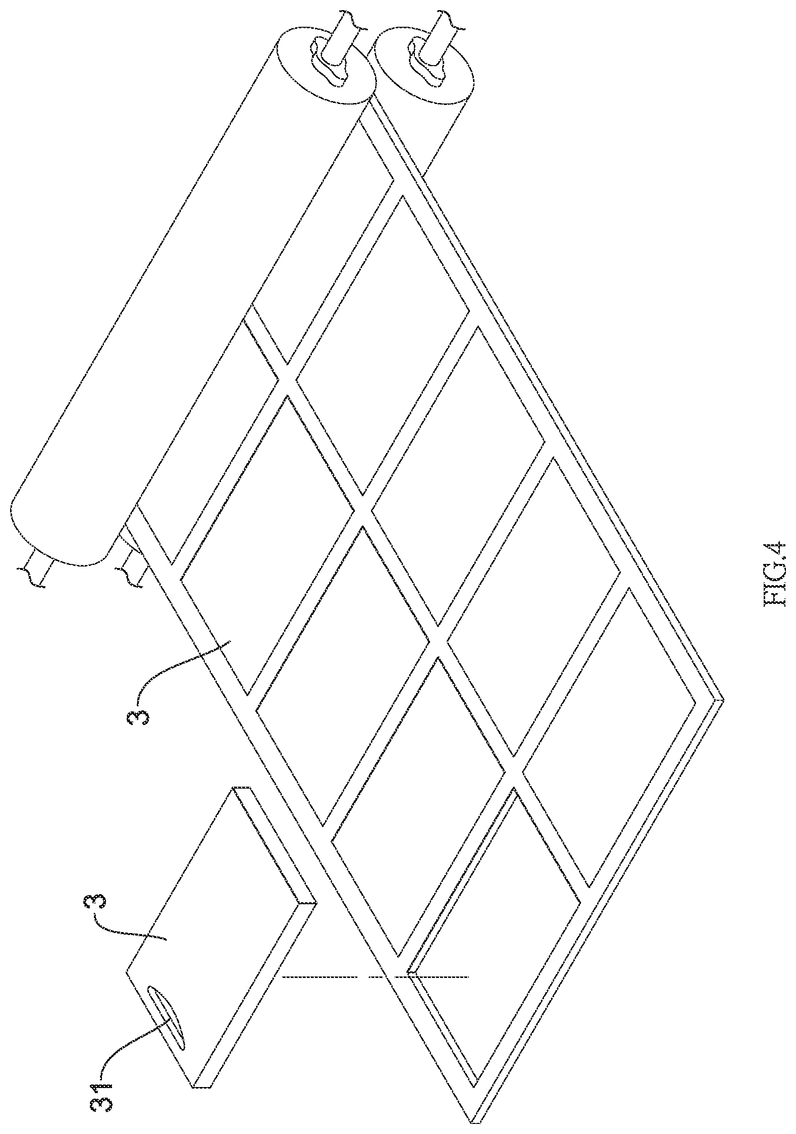 Patent US11793360 Figure 4 – Anti-slip and safe chopping board structure having composite sandwich