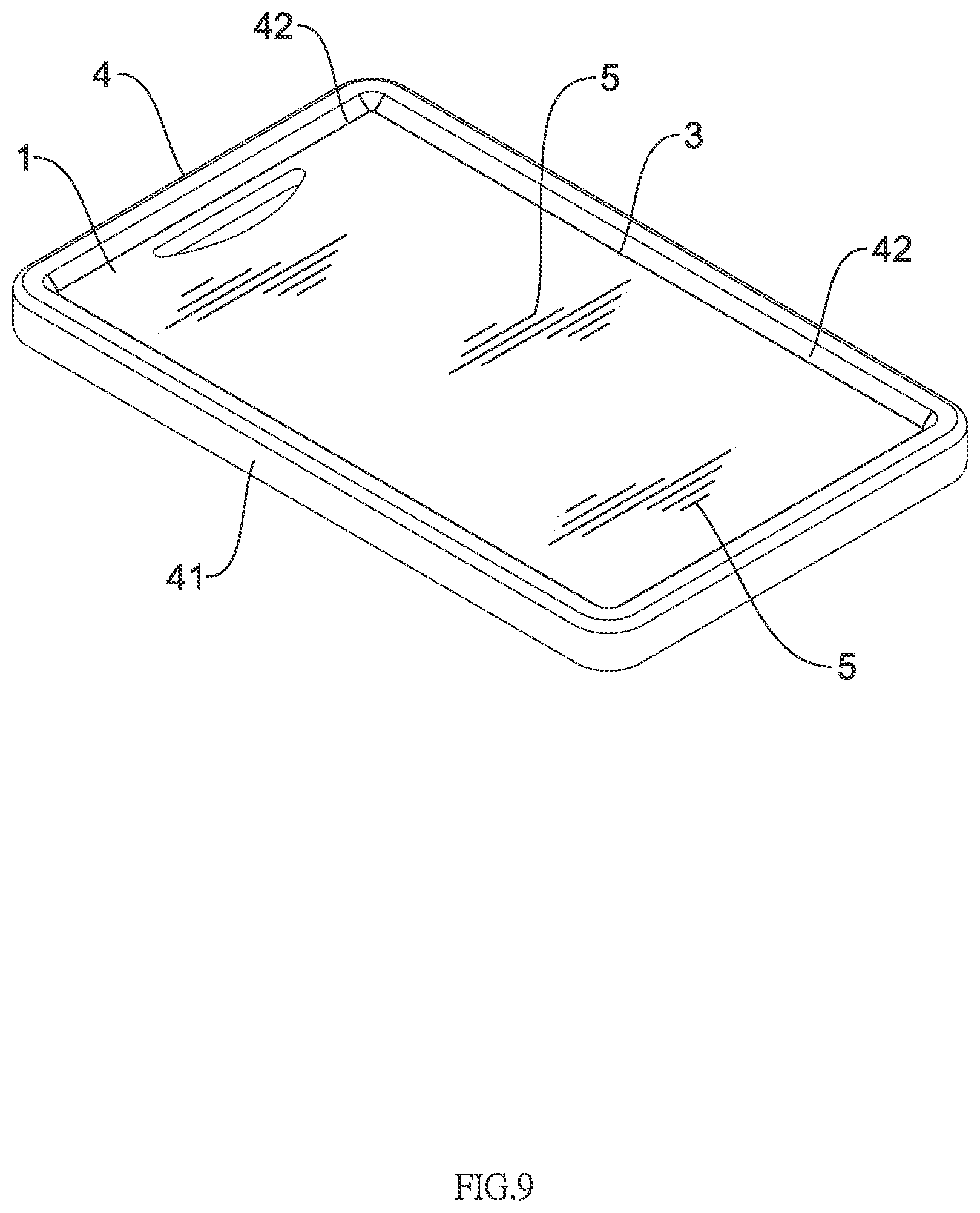 Patent US11793360 Figure 9 – Anti-slip and safe chopping board structure having composite sandwich
