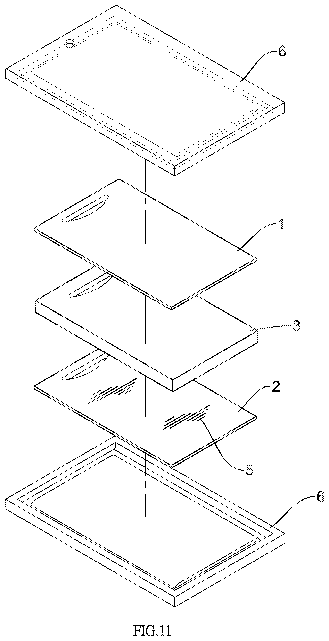 Patent US11793360 Figure 11 – Anti-slip and safe chopping board structure having composite sandwich