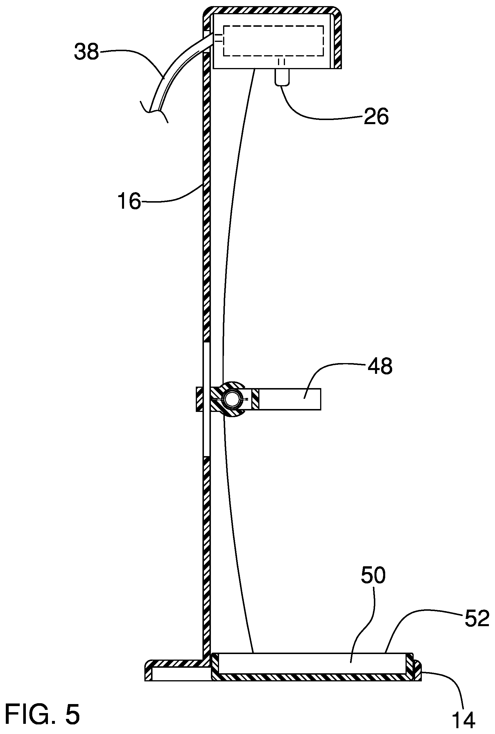 Patent US11793363 Figure 5 – Electric toothbrush stowage device