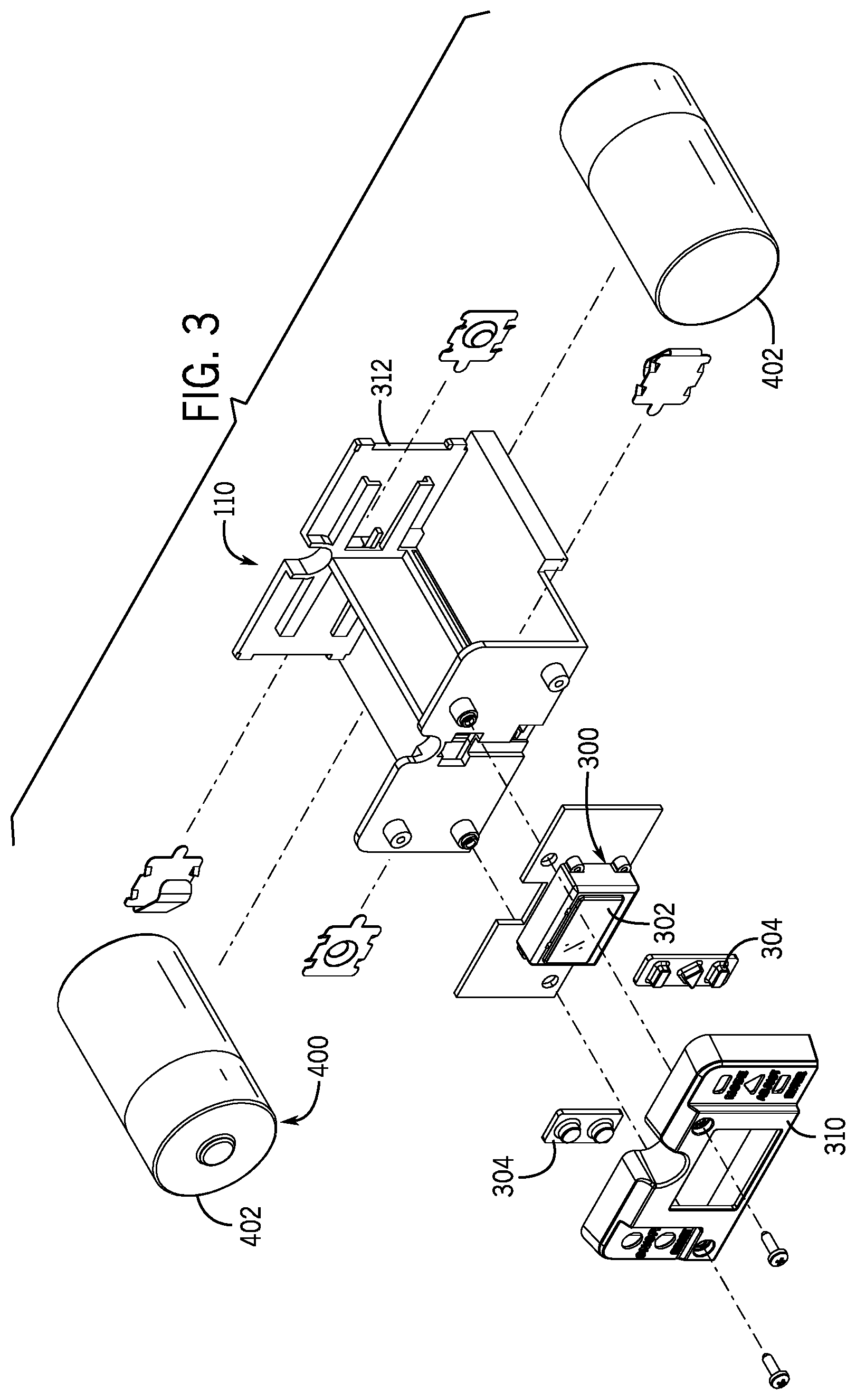Patent US11793365 Figure 3 – Dispenser for use with refill cartridge