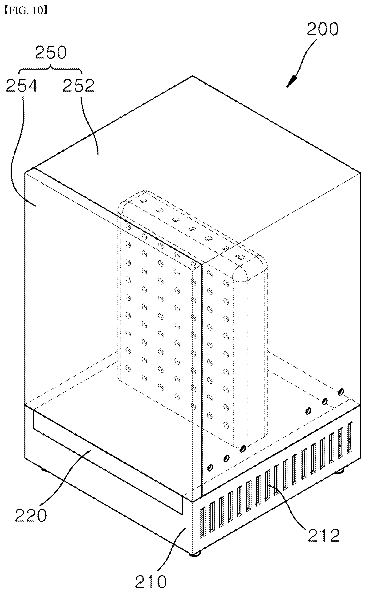 Patent US11793366 Figure 10 – Towel maintenance device